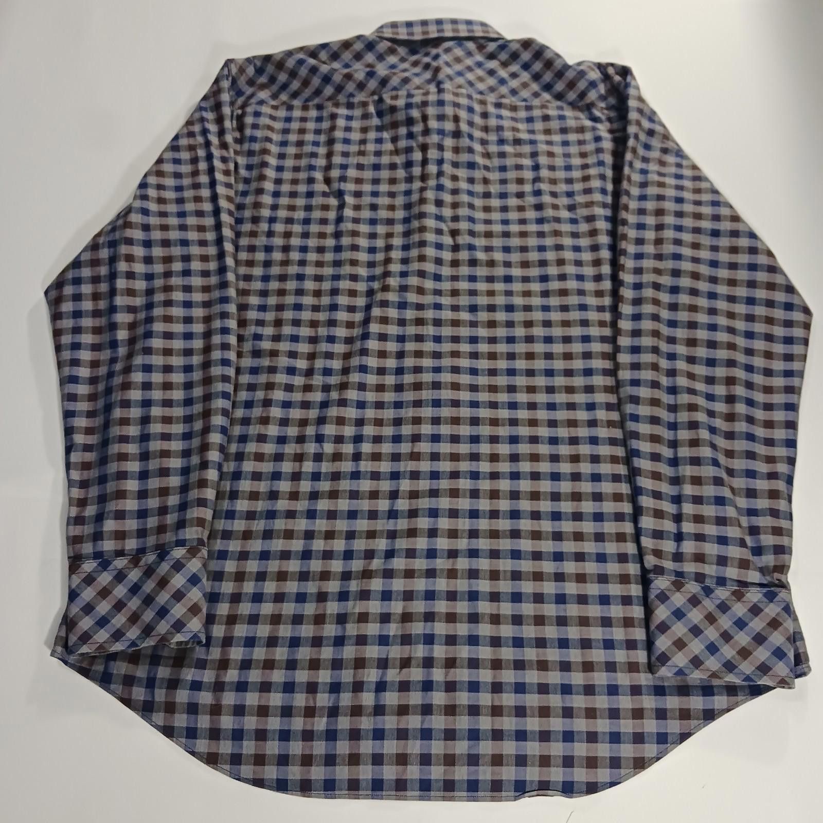 Zachary Prell Zachary Prell Shirt Men’s XL Gray Blue Brown Plaid Button Up Size US XL / EU 56 / 4 - 2 Thumbnail