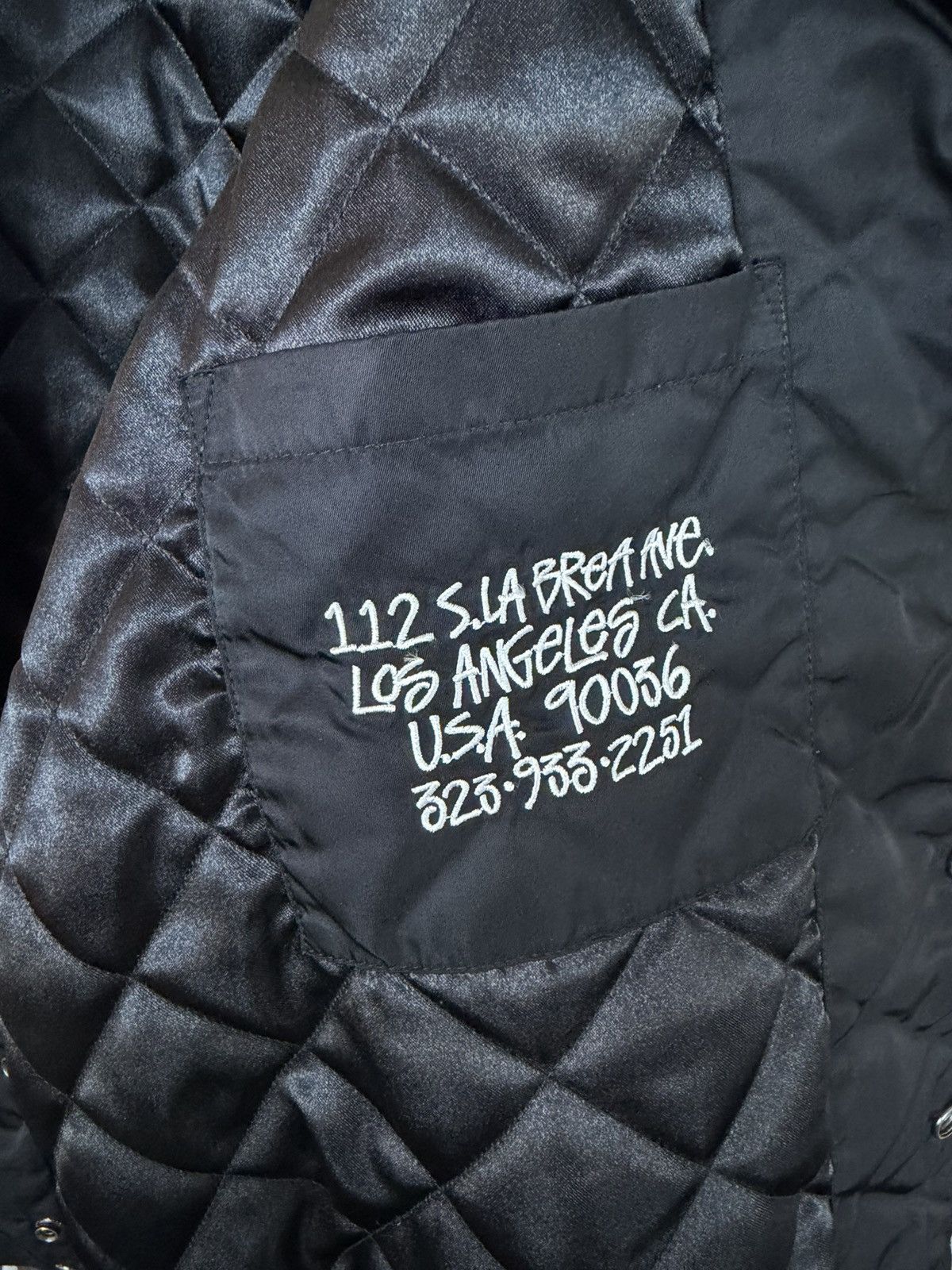 Stussy Stussy Los Angeles Chapter Satin Varsity Jacket Size US M / EU 48-50 / 2 - 6 Thumbnail