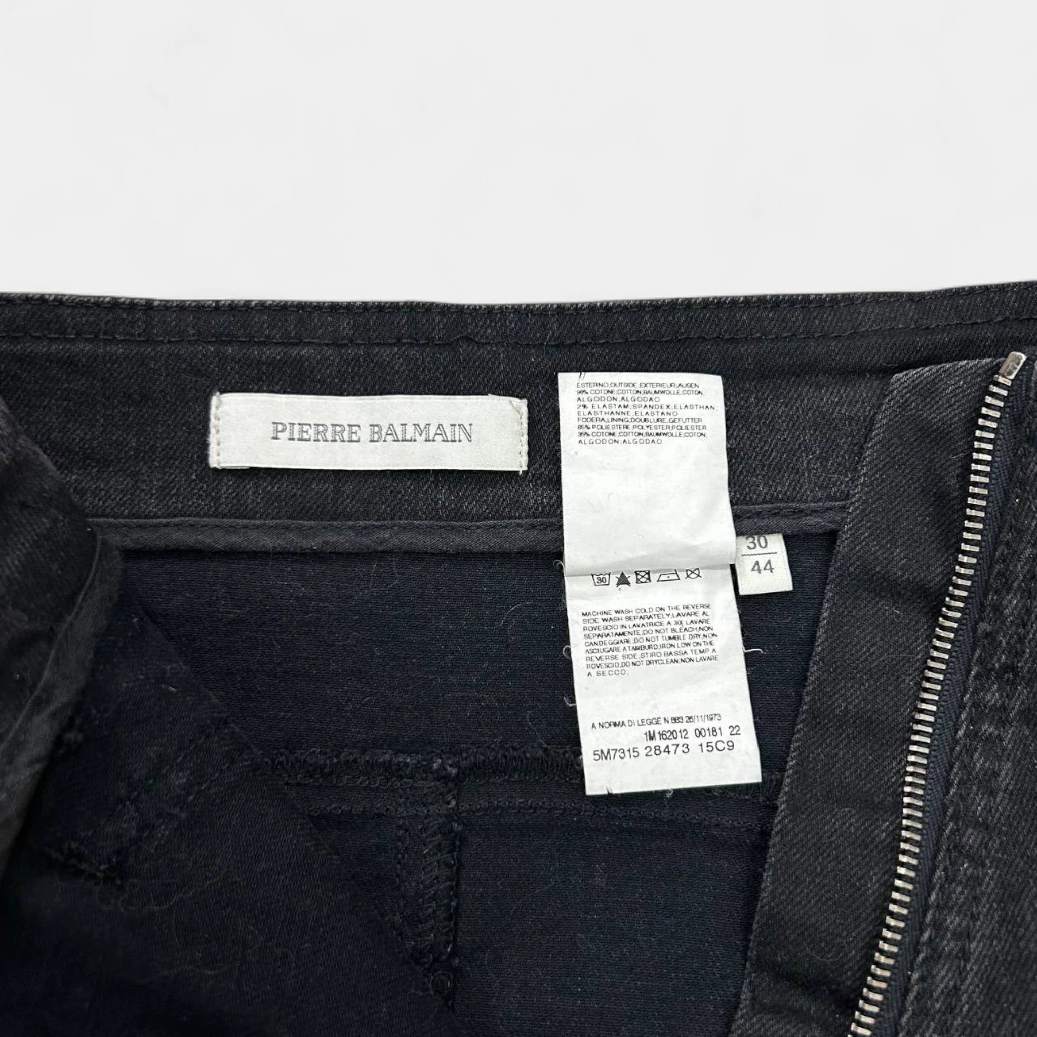 Balmain Pierre Balmain Zippers Denim Long Skirt Size 28" / US 6 / IT 42 - 5 Thumbnail