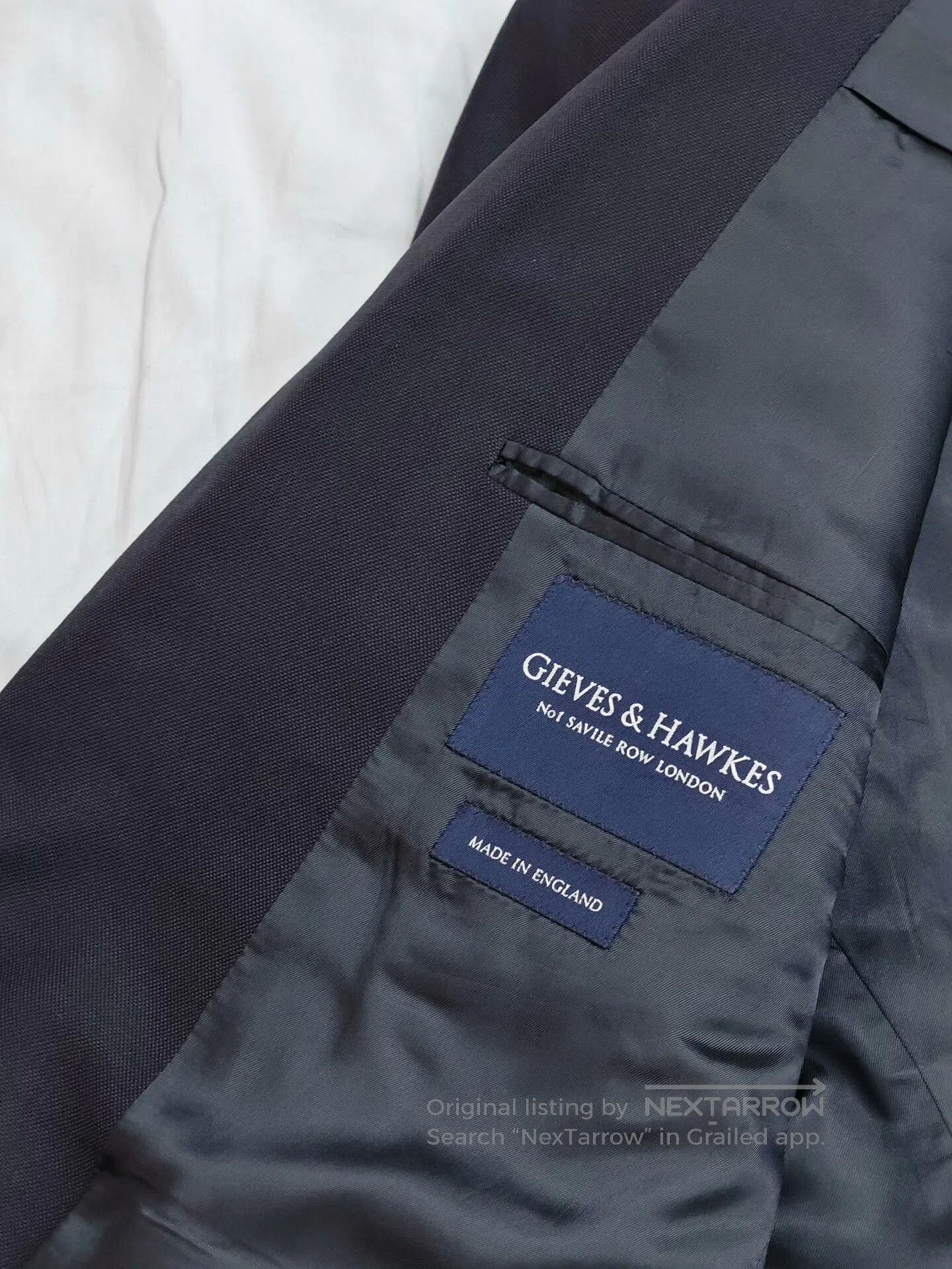 Gieves & Hawkes GIEVES Hawkes Wool Half-Lined Suit. Size US M / EU 48-50 / 2 - 7 Thumbnail