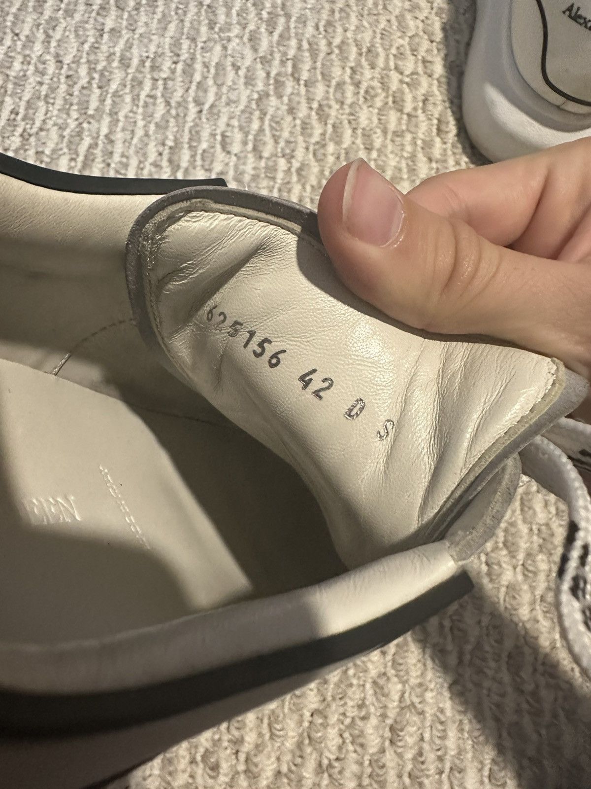 McQ Alexander McQueen Alexander McQueen White Black Trim Men’s Shoes Size US 9 / EU 42 - 5 Thumbnail