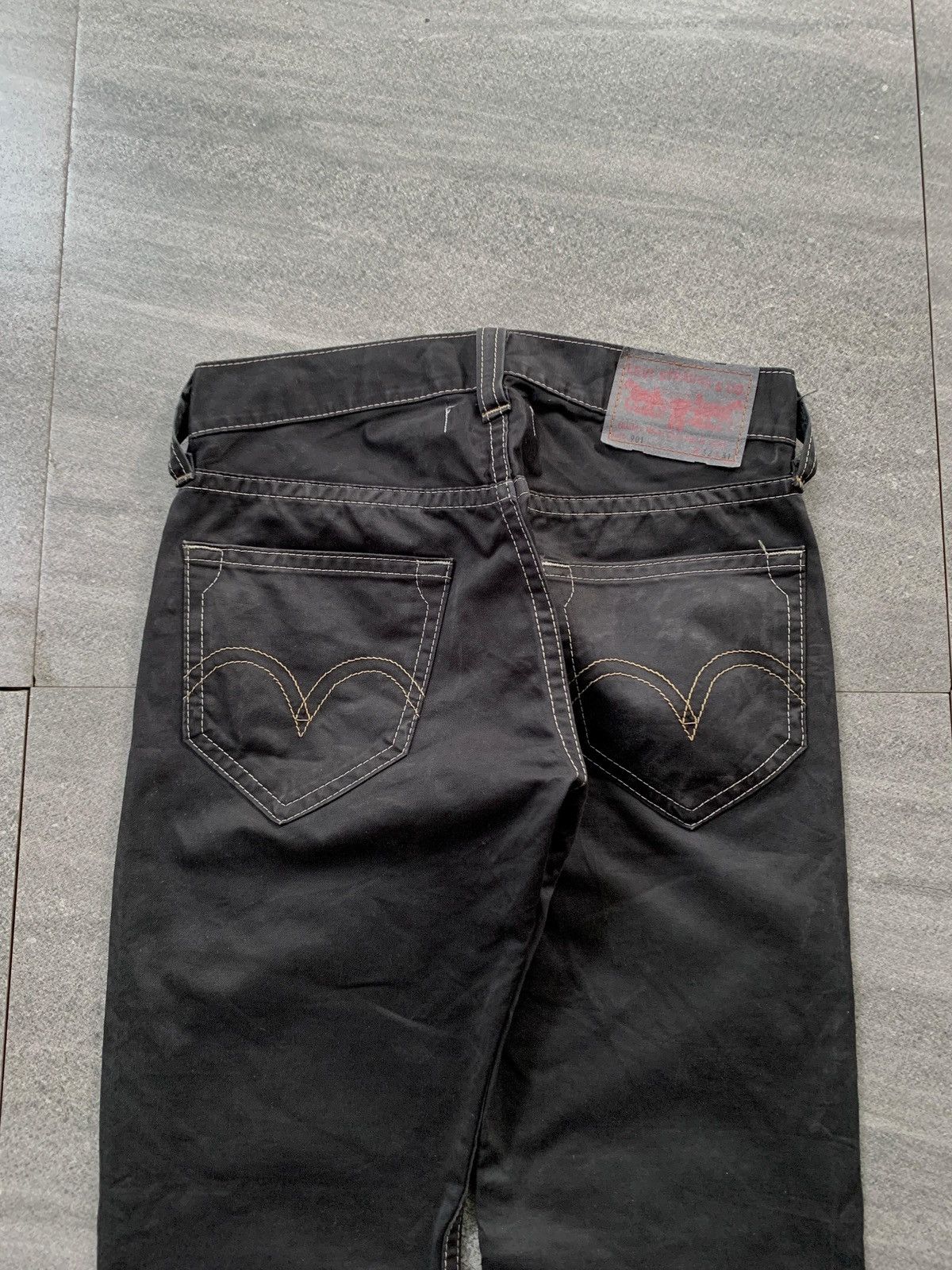 Junya Watanabe × Levi's FREE TAX! Contrast Stitching Straight Denim Jeans Size US 31 - 7 Thumbnail