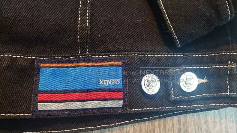 Levi's KENZO Men's Black Denim Jacket. Size US S / EU 44-46 / 1 - 7 Thumbnail