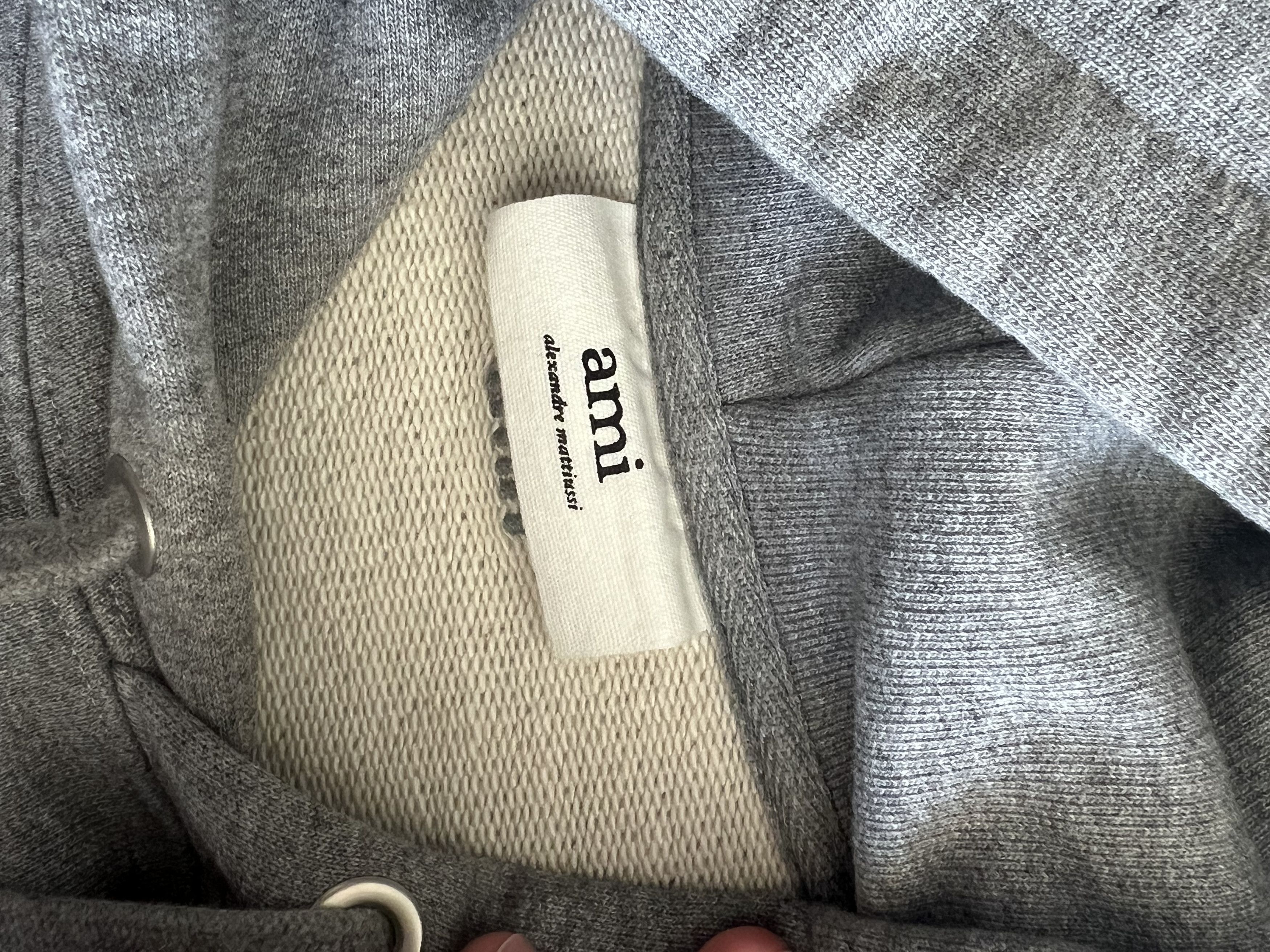 AMI AMI Grey Oversized Heart Hoodie Size US S / EU 44-46 / 1 - 3 Thumbnail
