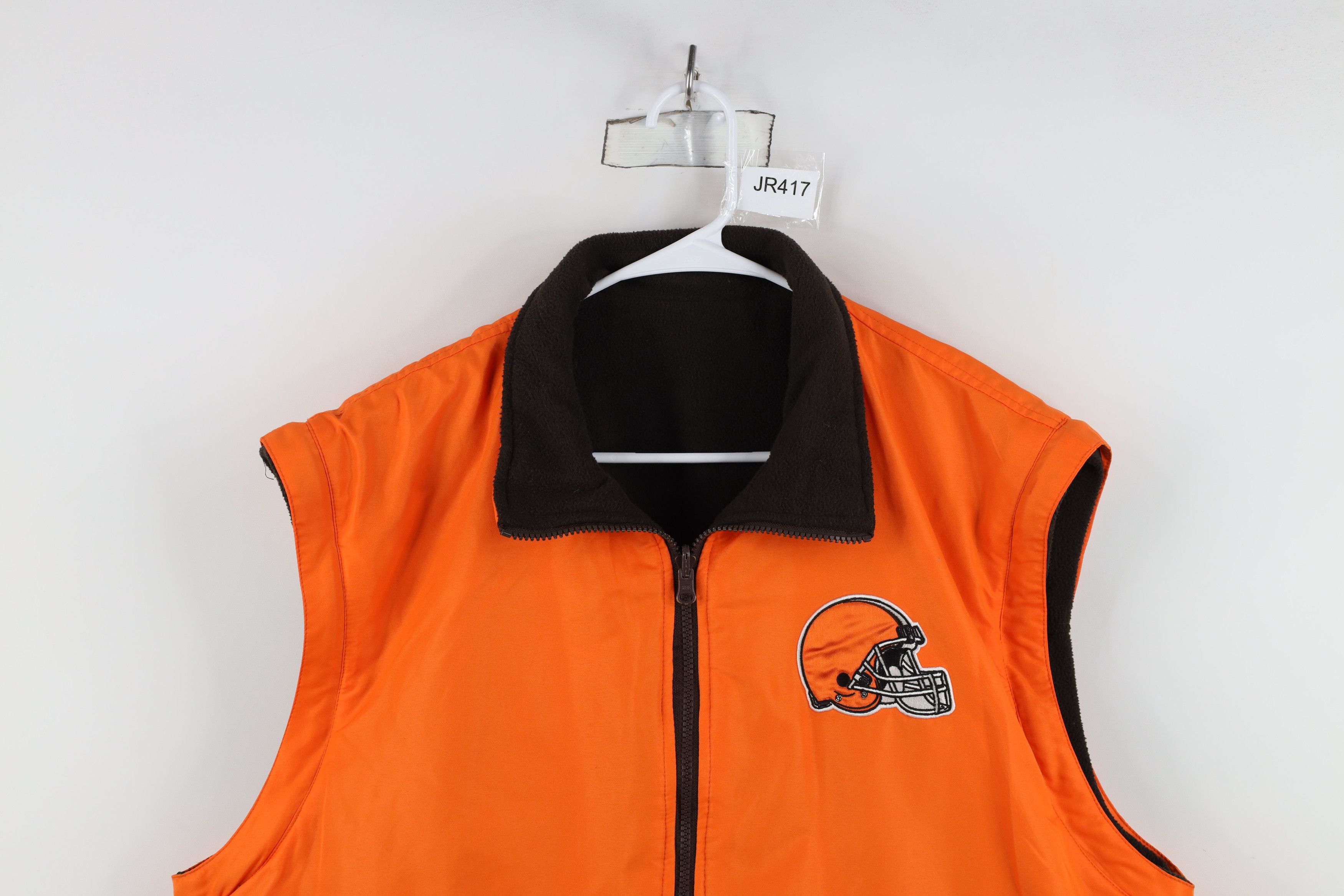 Vintage Vintage NFL Reversible Cleveland Browns Football Vest Jacket Size US XL / EU 56 / 4 - 2 Thumbnail