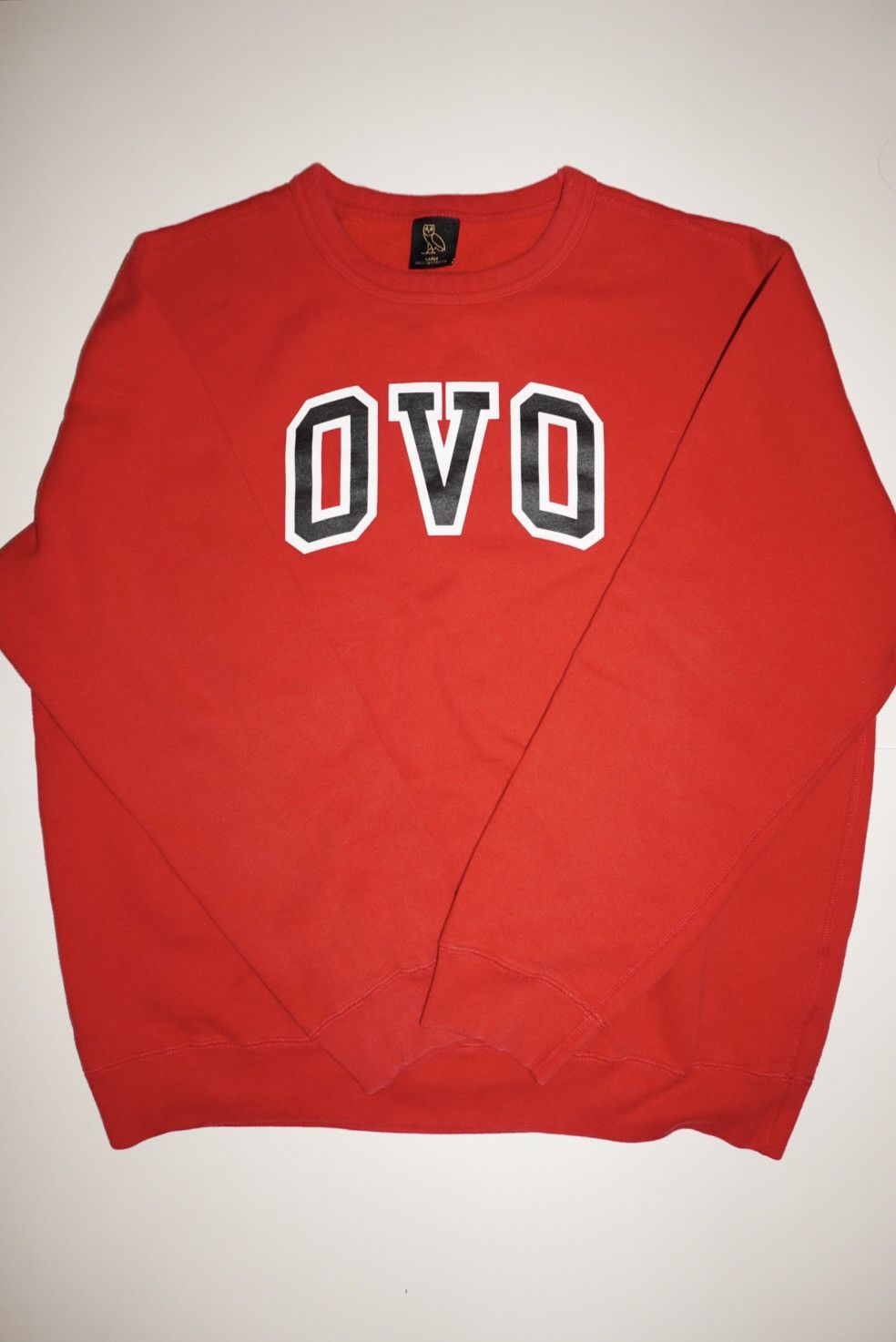 October's Very Own OVO Red Crewneck Size US L / EU 52-54 / 3 - 1 Thumbnail