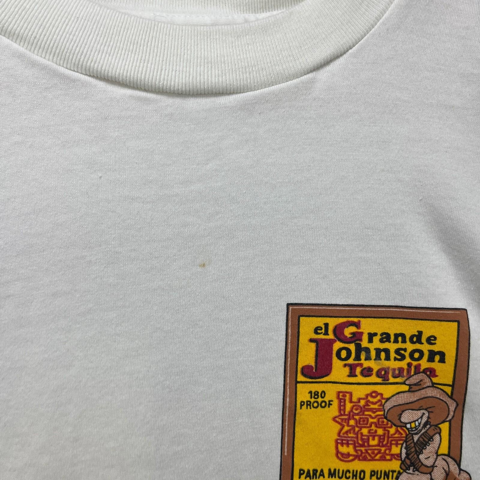 Vintage Vintage 90s El Grande Johnson Mexico Tequila T-shirt Large Size US L / EU 52-54 / 3 - 10 Thumbnail