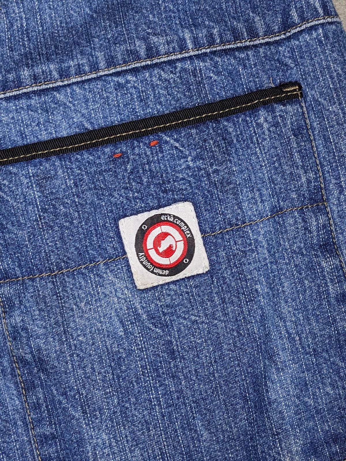 Ecko Unltd. Vintage 90s Ecko Unltd Carpenter Shorts Denim Baggy Jorts 38 Size US 38 / EU 54 - 4 Thumbnail