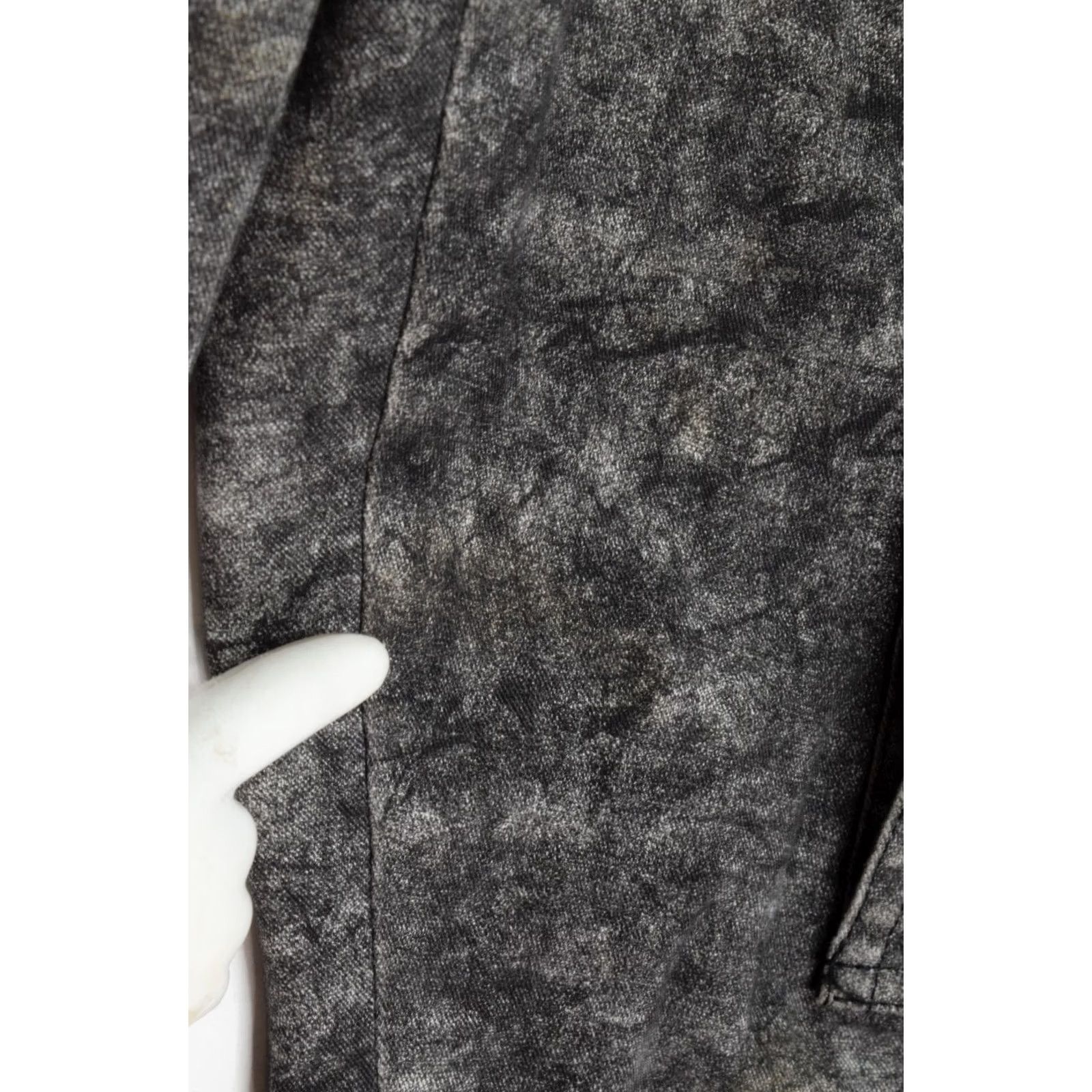 Alice + Olivia Alice+Olivia Cargo Pants Womens 10 Gray Mid-Rise Straight Leg Stretch, Cotton, Casual, Pants, Regular, Gray, 10, Womens Size 32" / US 10 / IT 46 - 6 Thumbnail