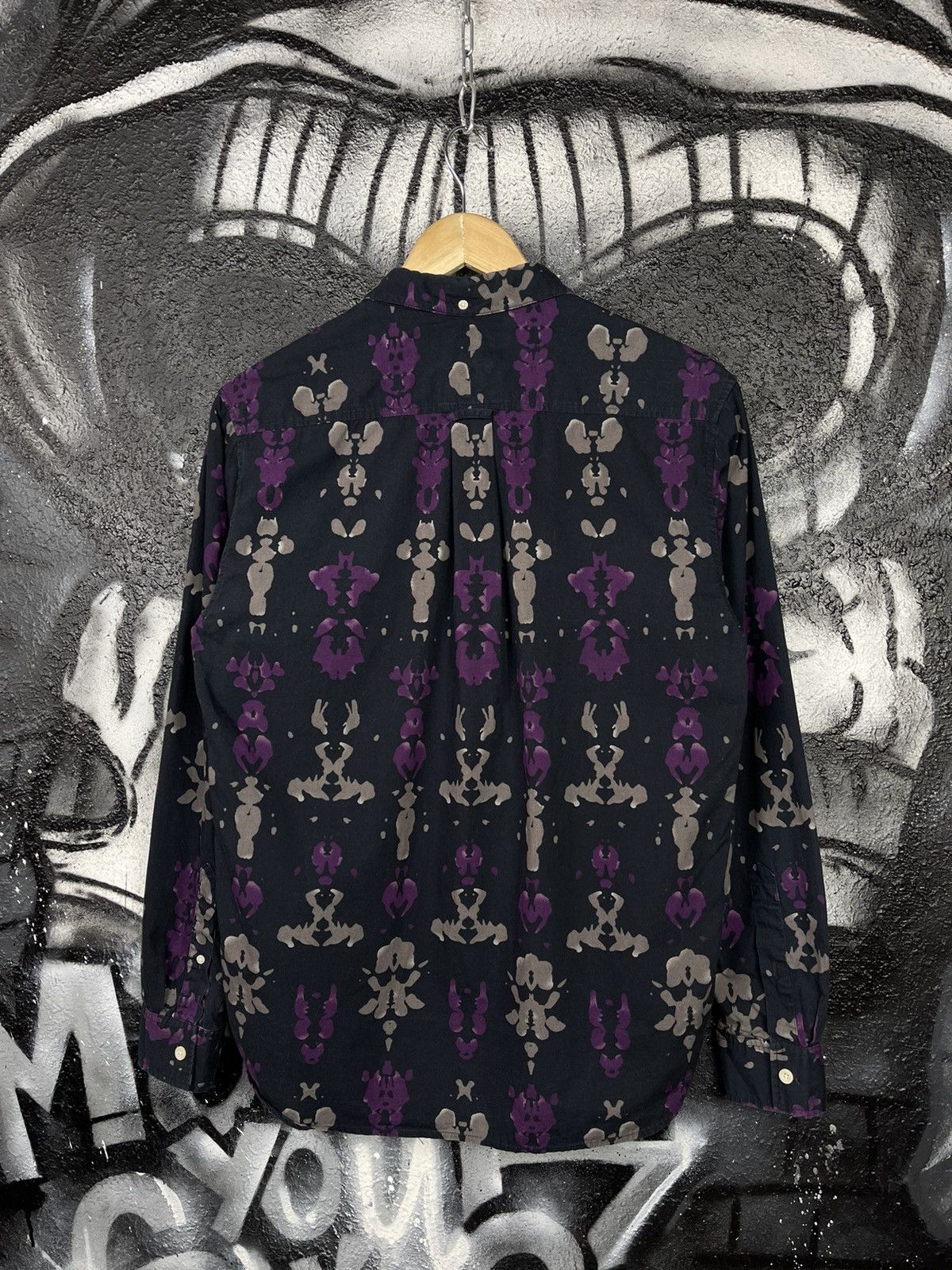 Japanese Brand × Wood Wood Wood Wood Rorschach Printed Button Up Shirt Men’s Size S Size US S / EU 44-46 / 1 - 5 Thumbnail