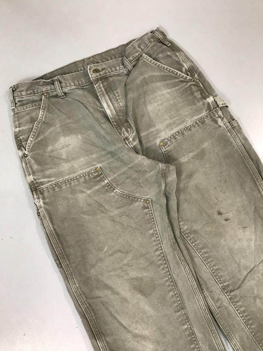 Carhartt Vintage Carhartt B01 moss double knee workwear denim Size US 36 / EU 52 - 3 Thumbnail
