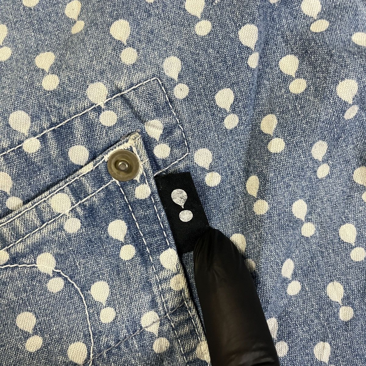 Issey Miyake Mercibeaucoup Jevous Enprie Polkadot Pants Size 29" - 3 Thumbnail