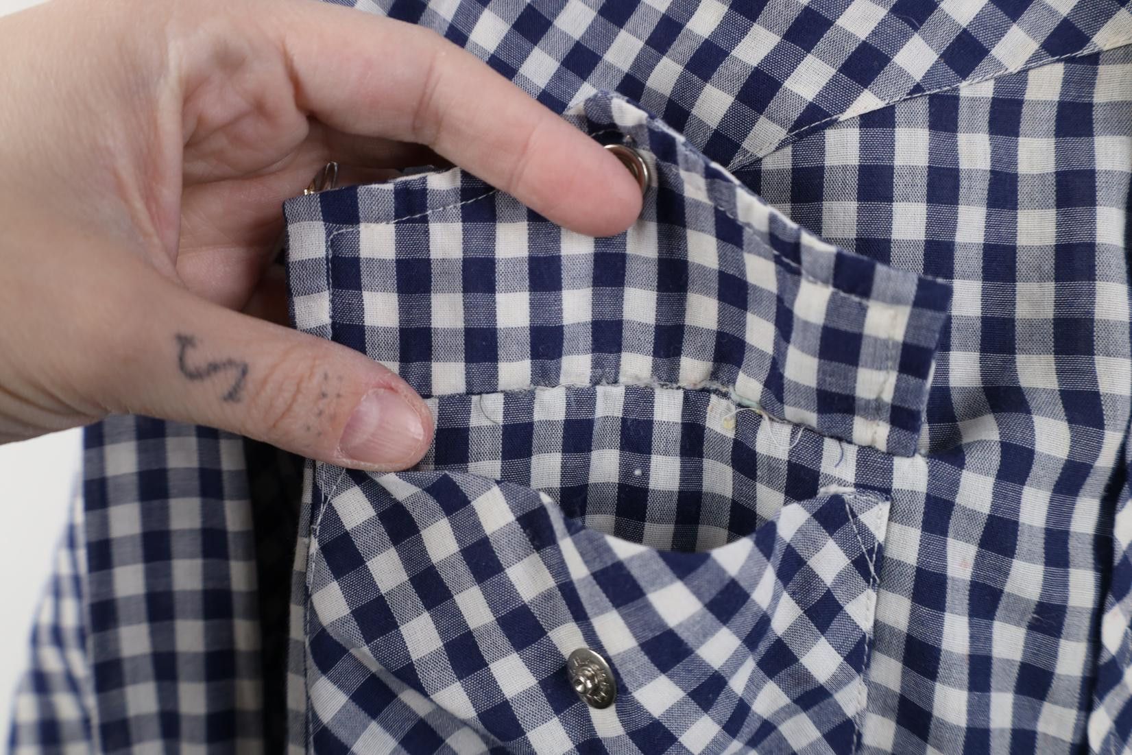 Vintage Vintage 70s Rockabilly Western Cowboy Snap Button Shirt Size US XL / EU 56 / 4 - 6 Thumbnail
