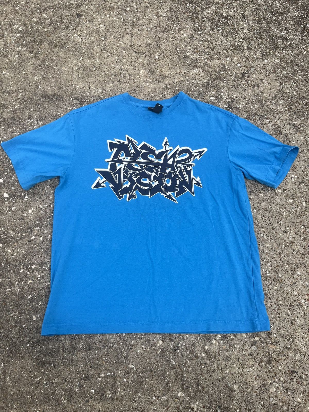 Designer × Vintage Graffiti Style Graphic “Clear Vision” Tee Size US L / EU 52-54 / 3 - 2 Thumbnail