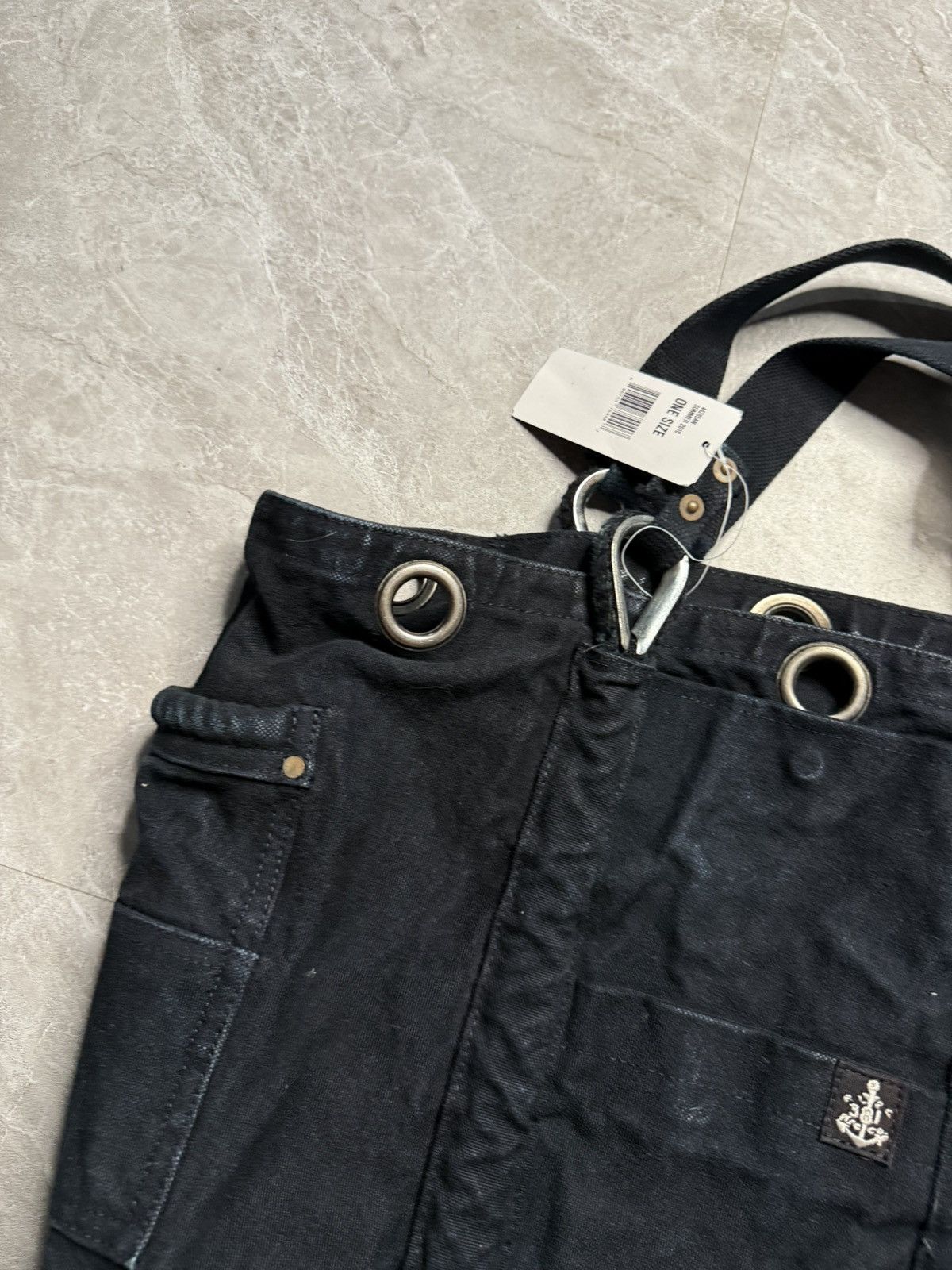 Ralph Lauren RL S/S 10 Indigo Dyed Marine Eqpt Heavy Canvas Tote Size ONE SIZE - 3 Thumbnail