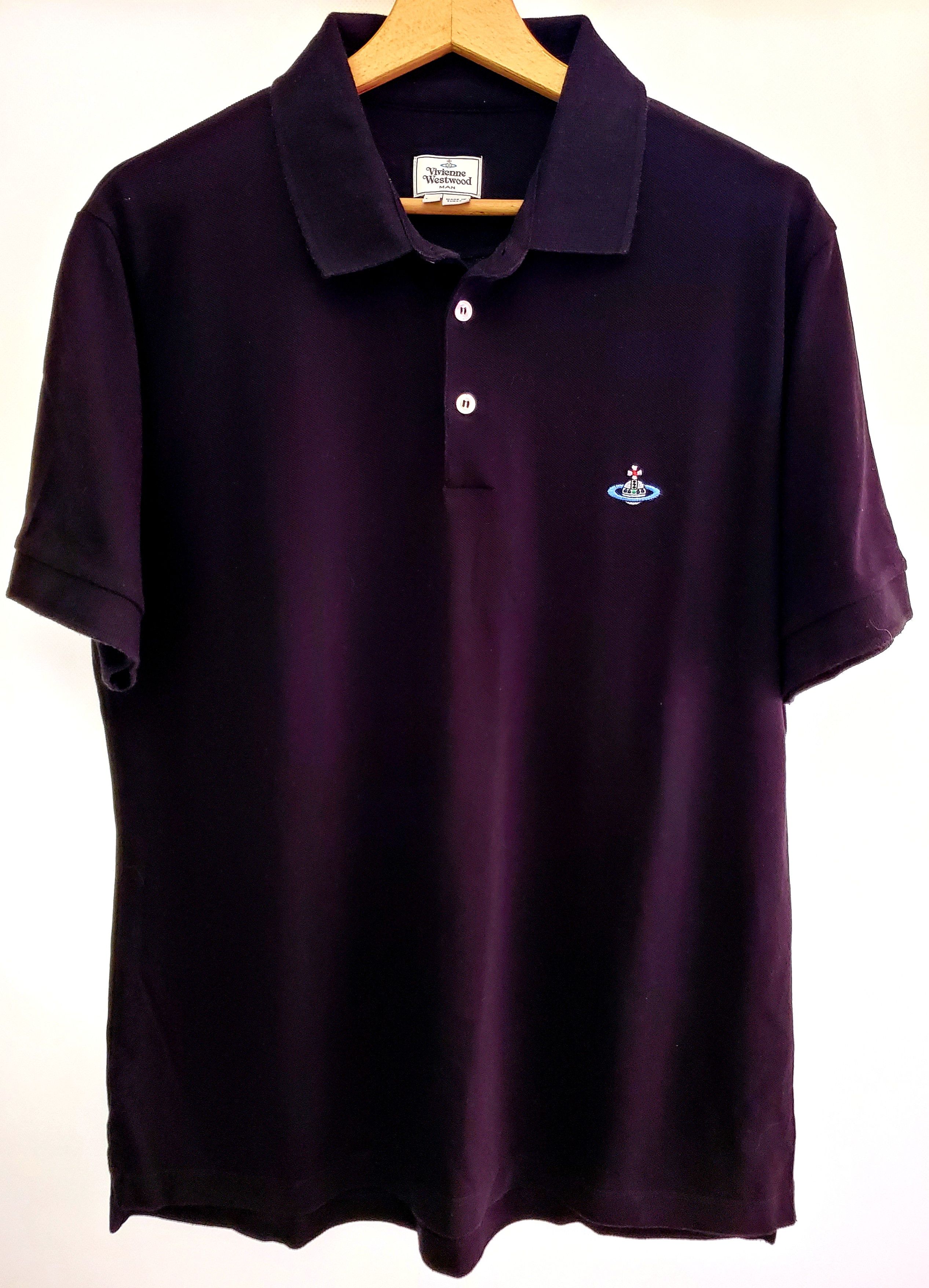 Vivienne Westwood Vivienne Westwood Black Polo T Shirt ideal condition size L Size US L / EU 52-54 / 3 - 1 Thumbnail