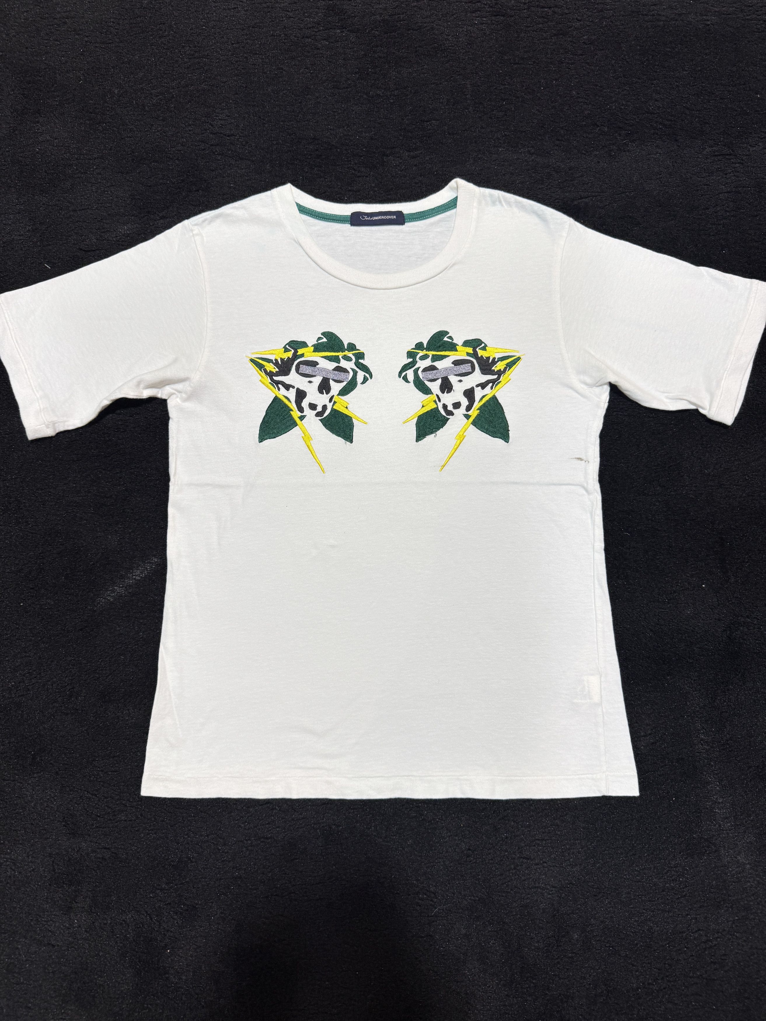 John Undercover John Undercover Electric Skull Embroidered T shirt Size US M / EU 48-50 / 2 - 1 Thumbnail