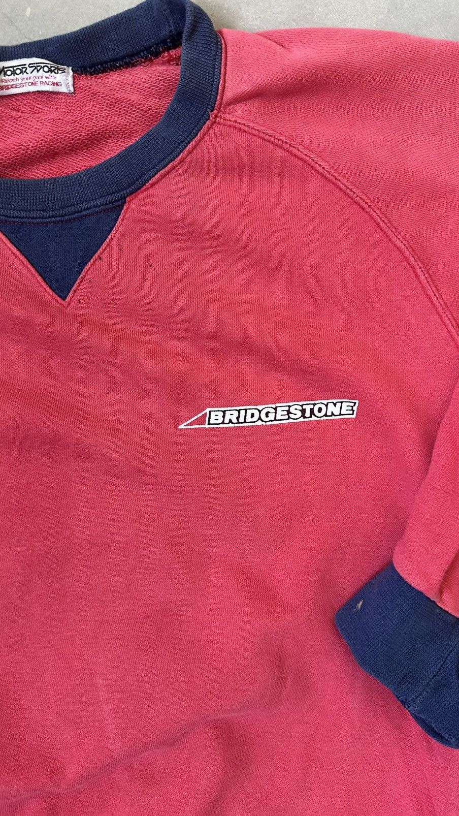Vintage VINTAGE BRIDGESTONE MOTOR SPORT SWEATSHIRT Size US M / EU 48-50 / 2 - 2 Thumbnail