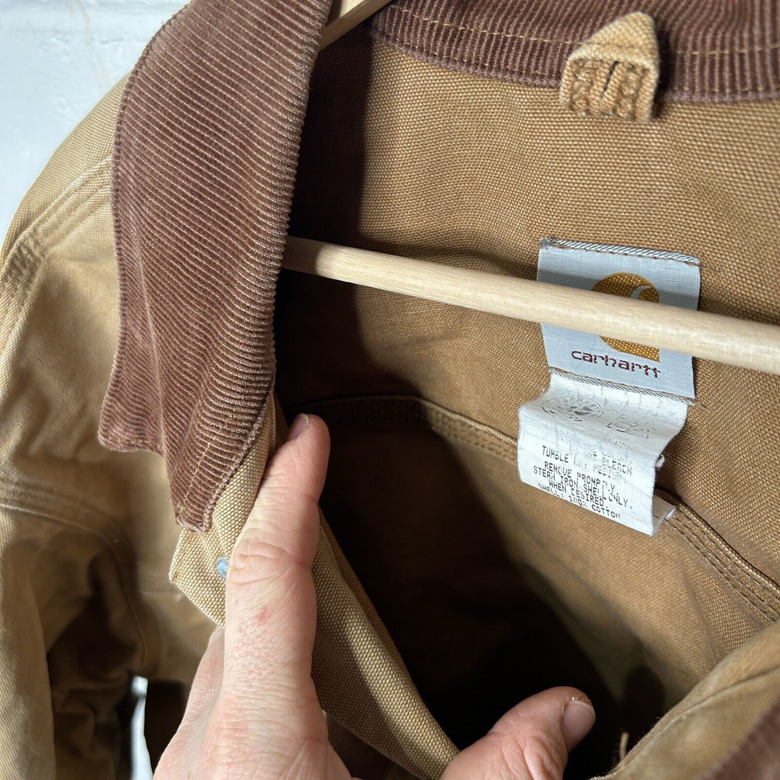 Carhartt Vintage Carhartt Unlined Trucker Jacket “Tan” J109 BRN Size US XL / EU 56 / 4 - 5 Thumbnail