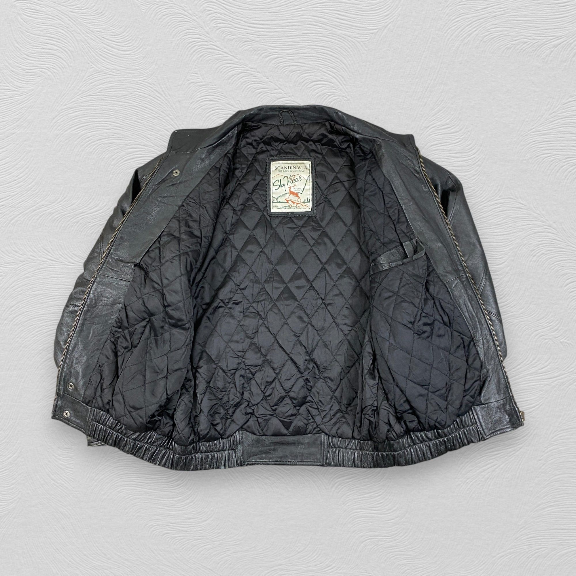 Aero Leathers Vintage SCANDINAVIA aero leather style JACKET- J426 Size US L / EU 52-54 / 3 - 3 Thumbnail