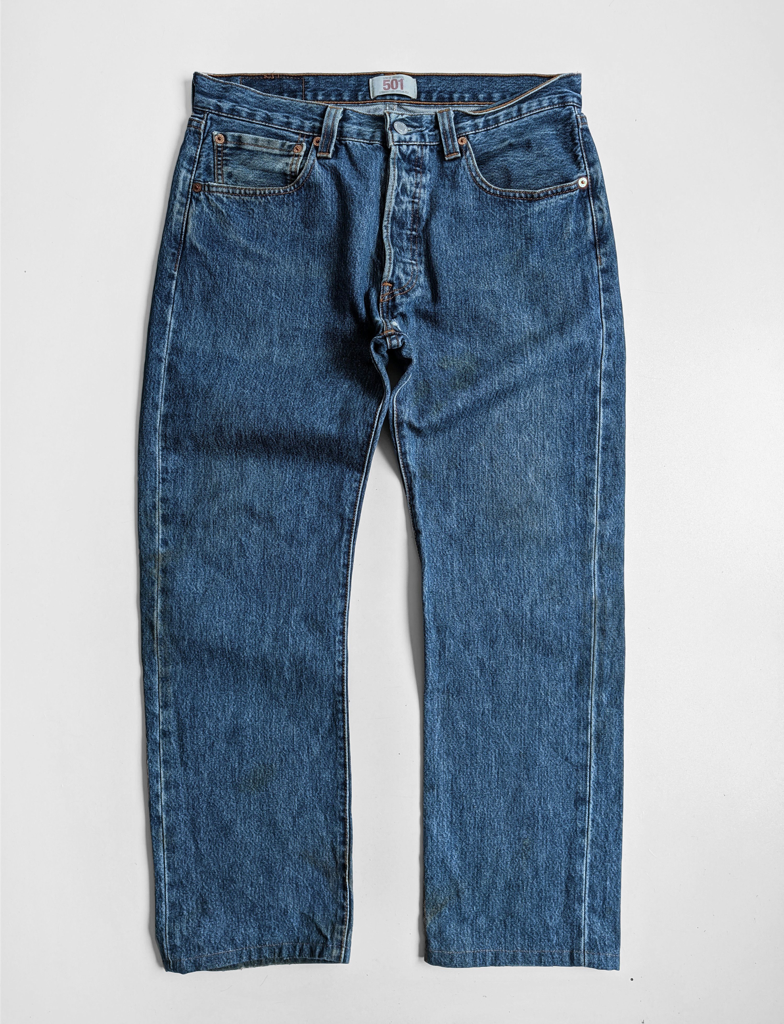 Levi's Vintage levis 501 jeans 90s denim blue Size US 30 / EU 46 - 2 Thumbnail