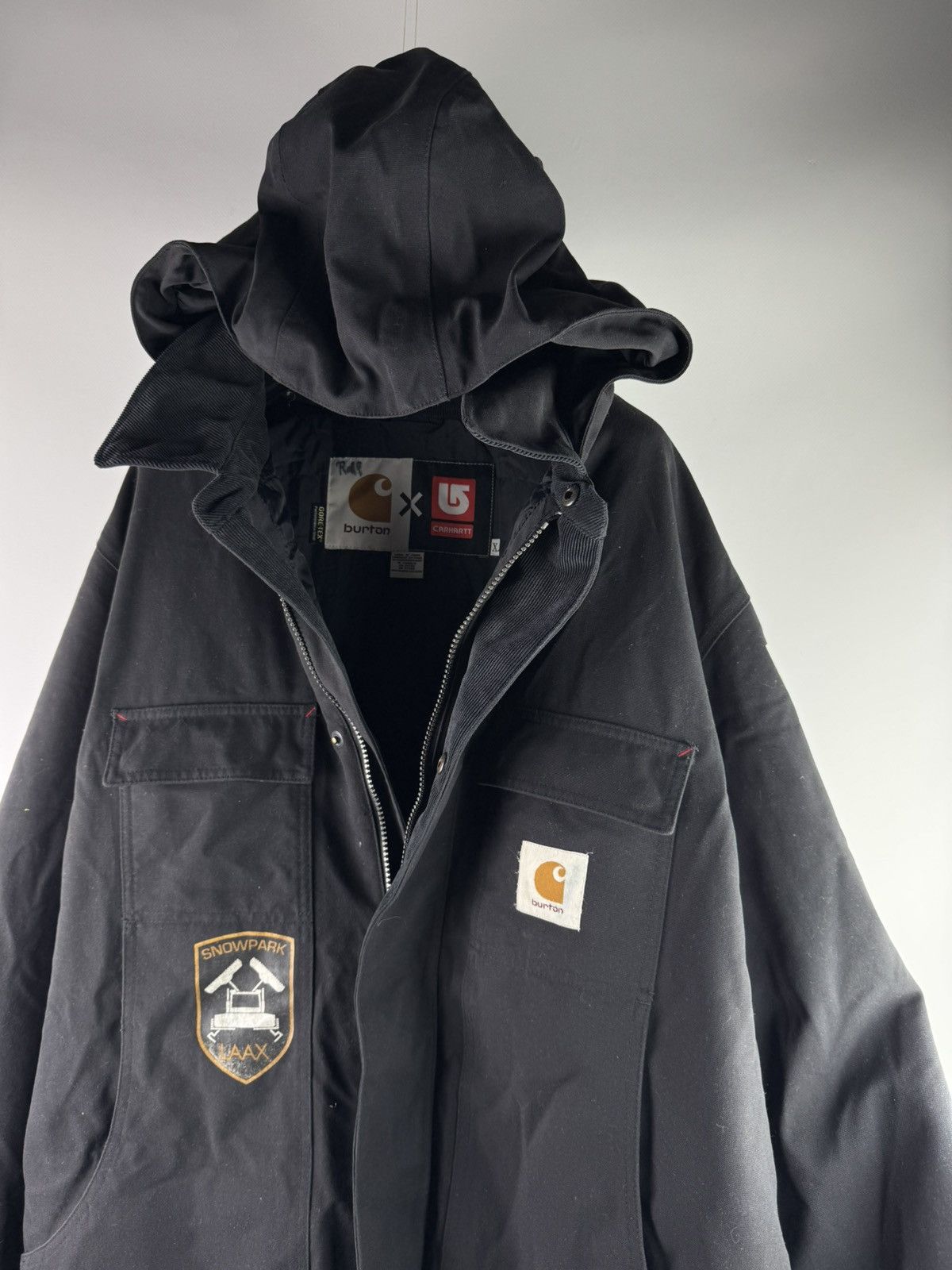 Carhartt Carhartt WIP x Burton Gore-Tex SnowPark Laax Jacket Black Size US XL / EU 56 / 4 - 2 Thumbnail