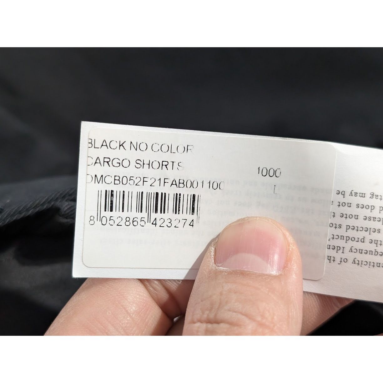 Off-White o1rshd1 Cargo Short In Black Size US 34 / EU 50 - 24 Thumbnail