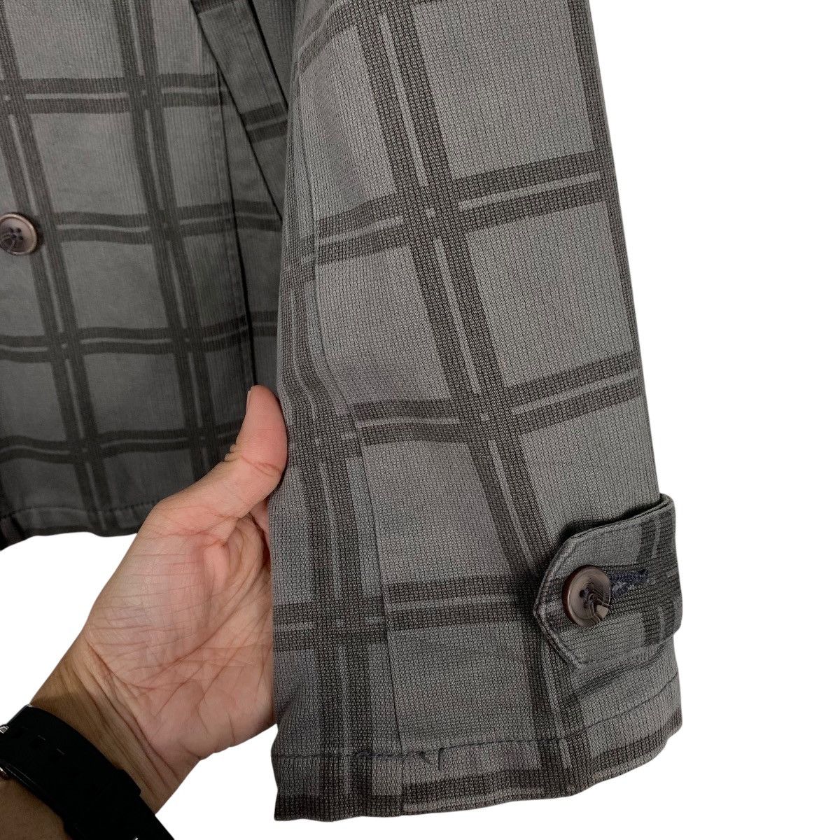 Japanese Brand Japanese Brand Checkered Double Breasted Jacket Size US L / EU 52-54 / 3 - 13 Thumbnail