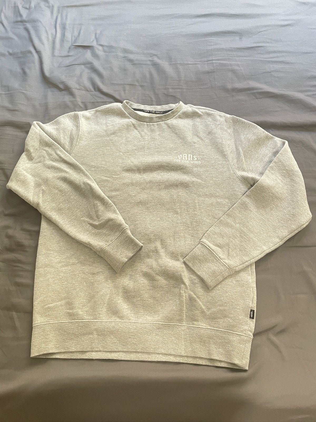 Vans Vans Heather Grey Small Crewneck — Good Used Condition Size US S / EU 44-46 / 1 - 2 Thumbnail