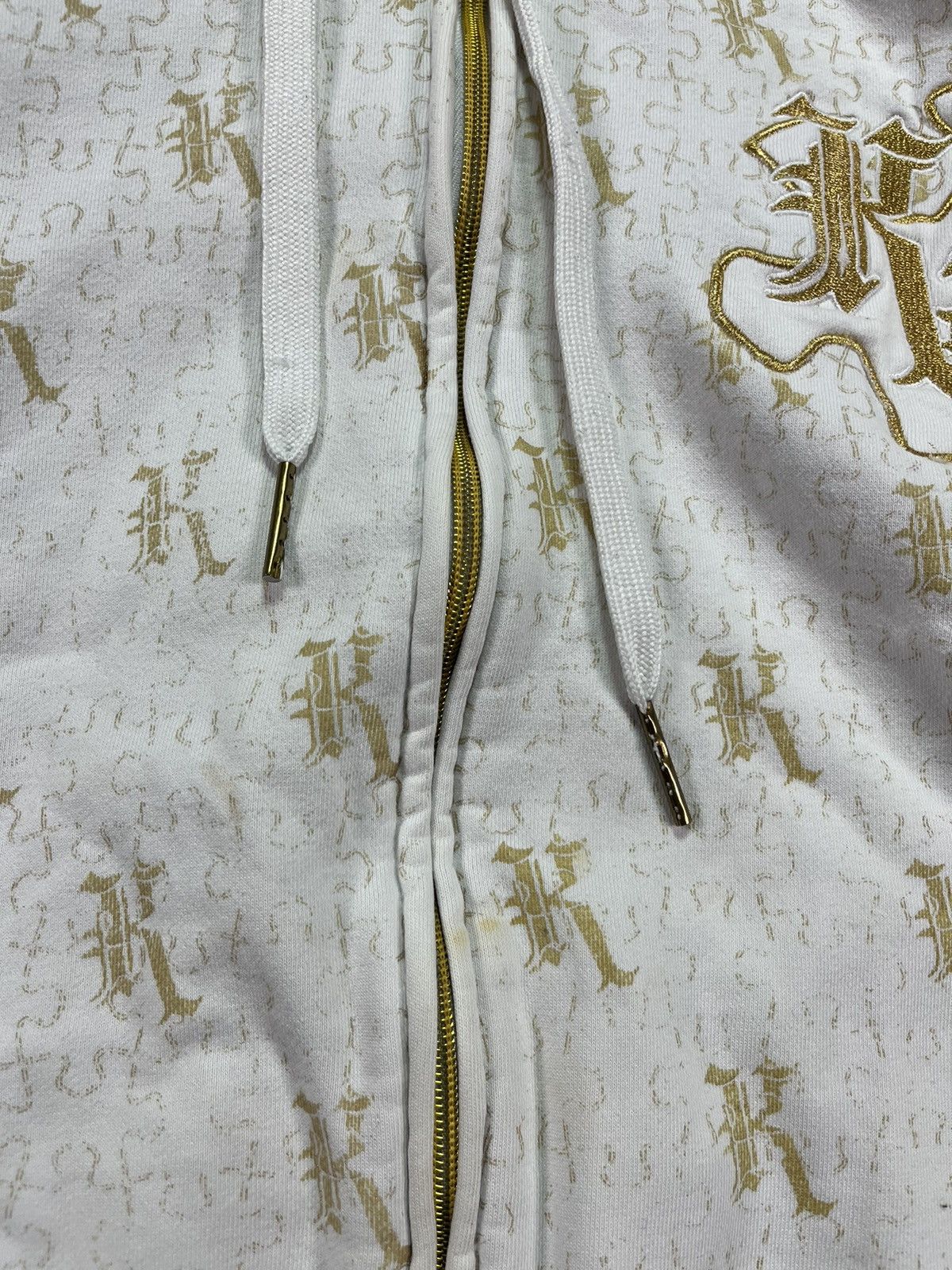 Karl Kani 2000s Karl Kani AOP Multilogo Embroidered Baggy Zip Hoodie L Size US L / EU 52-54 / 3 - 7 Thumbnail