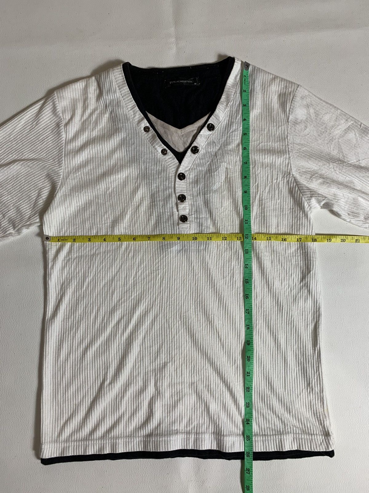 14th Addiction × KMRii × Yasuyuki Ishii Japanese Moderm Tripple Layer Collar Long sleeve Size US M / EU 48-50 / 2 - 6 Thumbnail