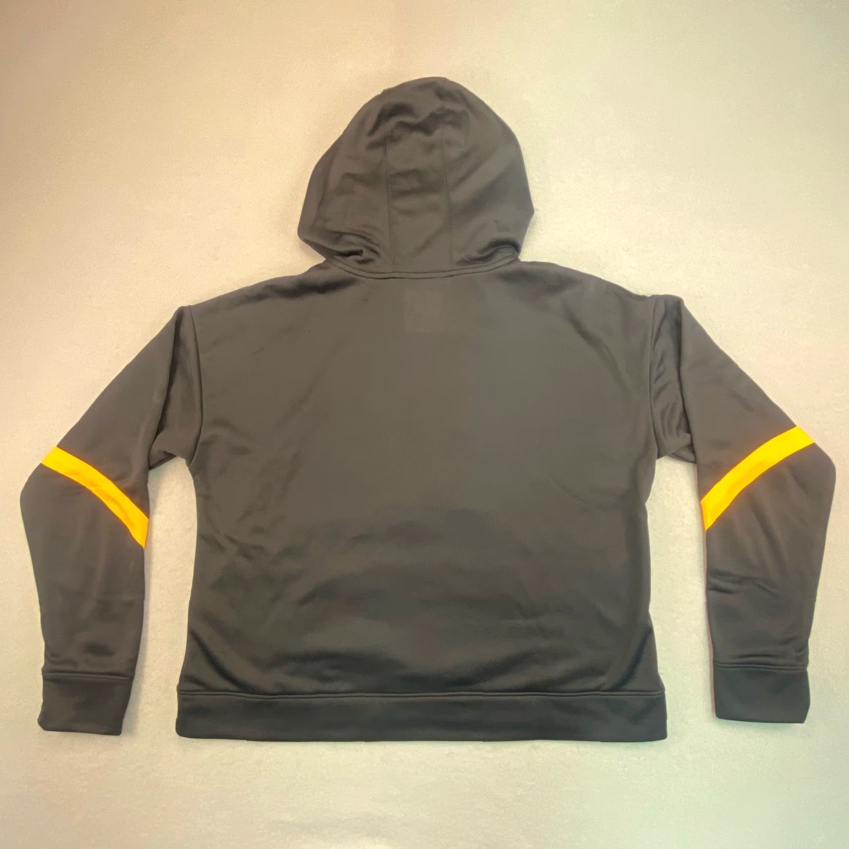 Under Armour Under Armour Hoodie Women's XL 1/2 Zip Black Orange Stripe Pullover Raglan Pocket Logo Loose Fit Activewear Casual Sportswear Size XL / US 12-14 / IT 48-50 - 2 Thumbnail