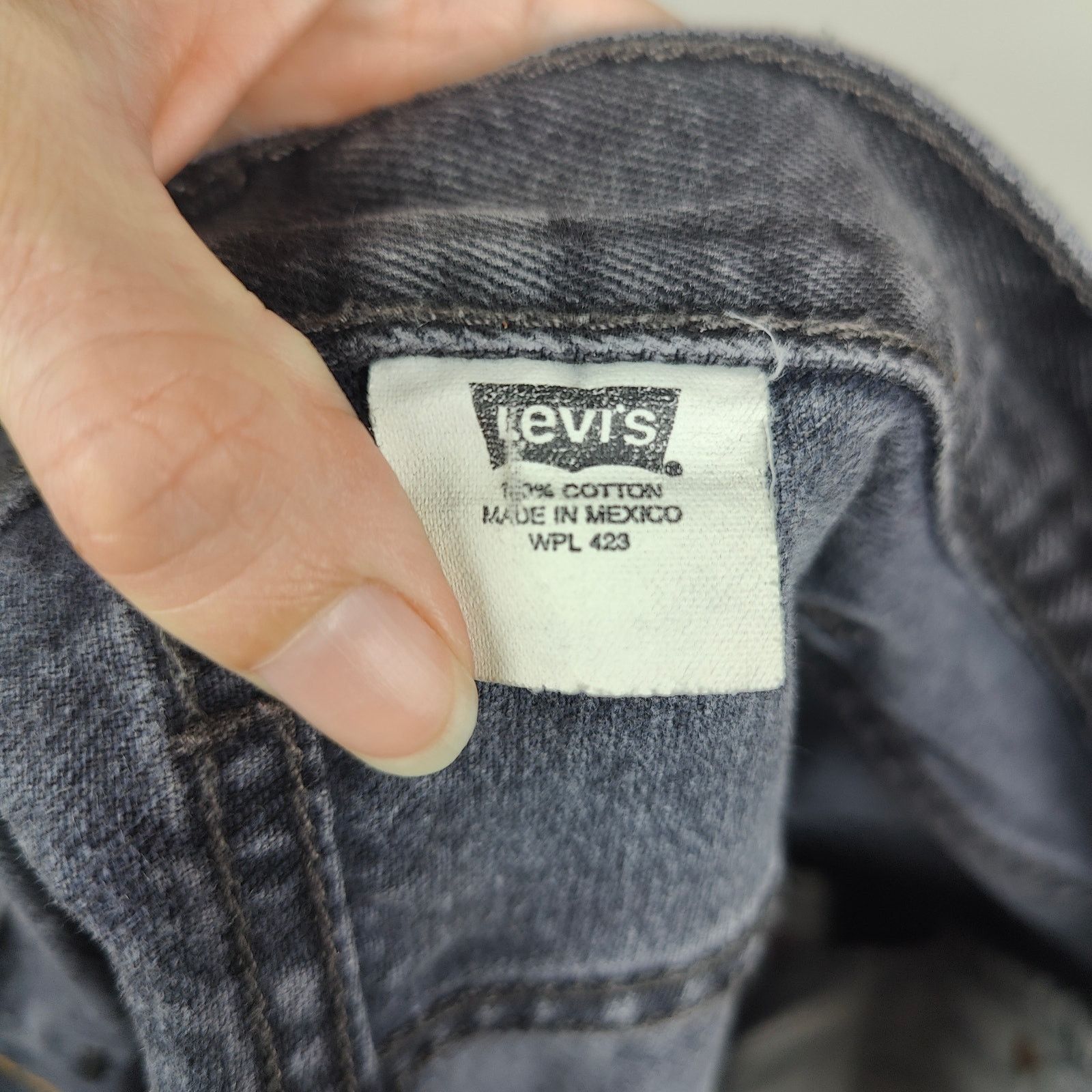 Levi's Vintage 90s Levi's 501 Jeans Mens 38x32 Black Straight Size US 38 / EU 54 - 7 Thumbnail