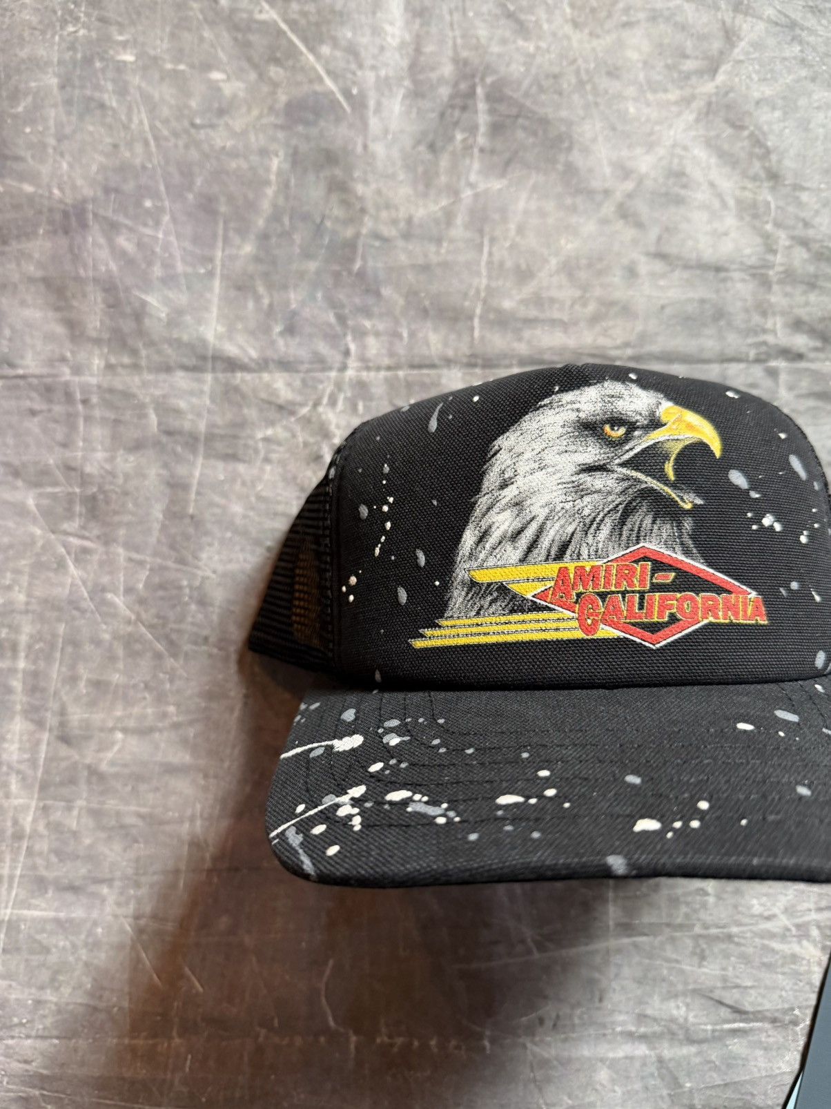 Amiri Amiri Vintage Eagle Trucker Hat Size ONE SIZE - 2 Thumbnail