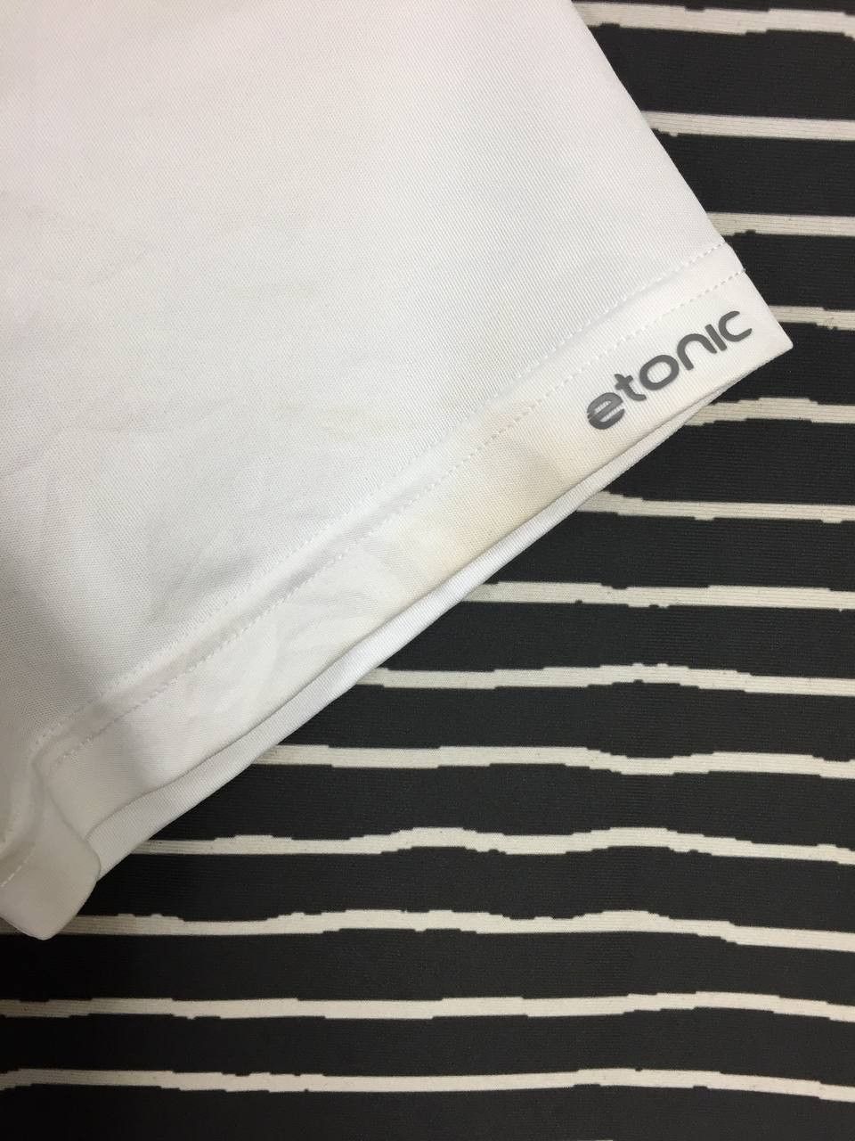 Etonic × Vintage Etonic Quick Dry Performance Golf Striped Polo Tee Size US XXL / EU 58 / 5 - 6 Thumbnail