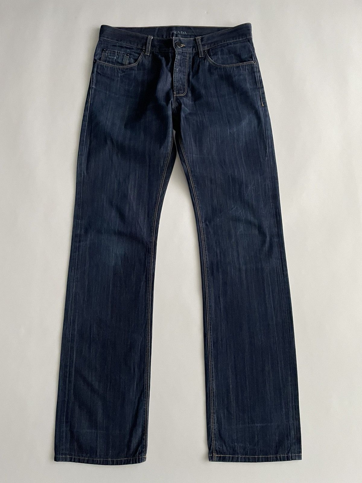 Prada Prada 2000’s Bootcut Indigo Denim Jeans Size US 31 - 3 Thumbnail