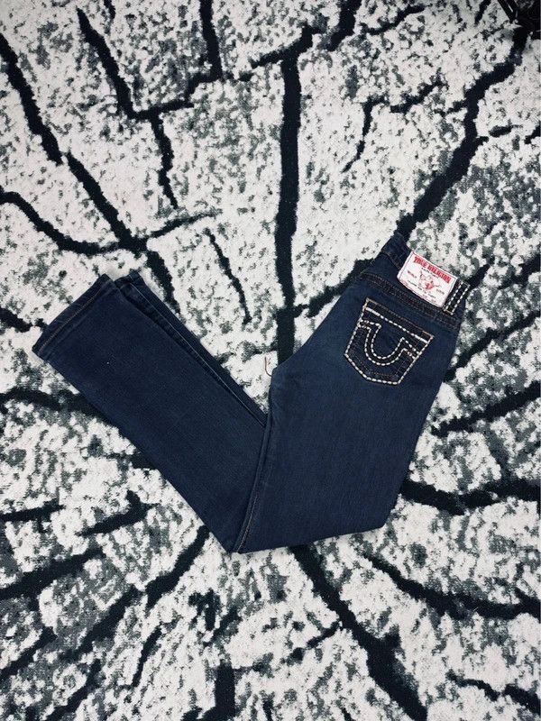 True Religion Vintage True Religion jeans pants navy blue usa logo M 29 Size 29" - 1 Thumbnail