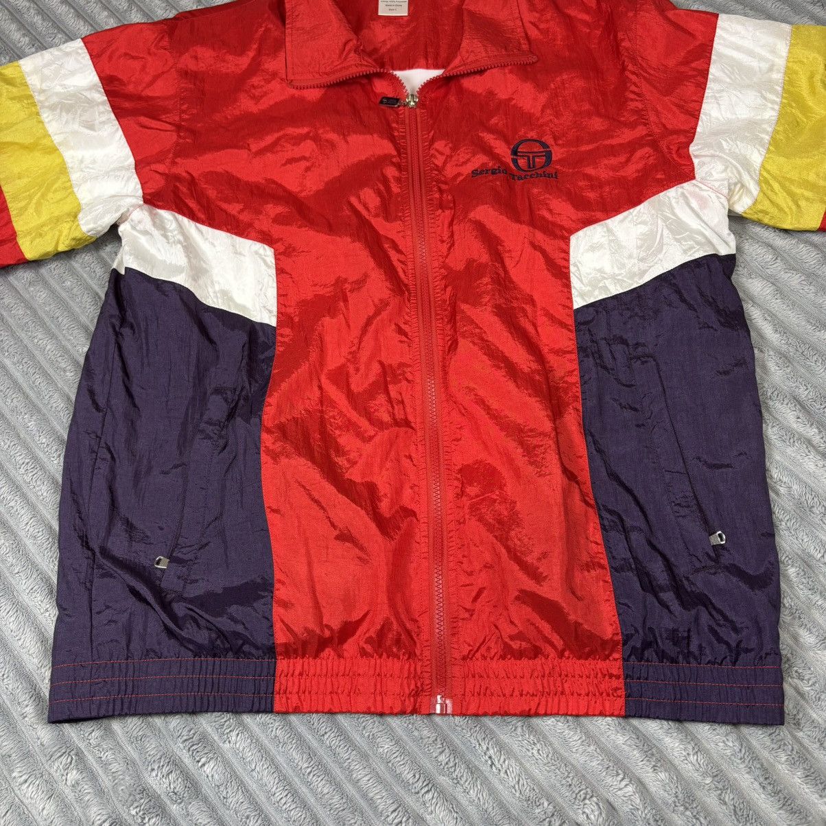 Sergio Tacchini Sergio Tacchini Men's Large Color Block Track Jacket VTG Size US L / EU 52-54 / 3 - 6 Thumbnail