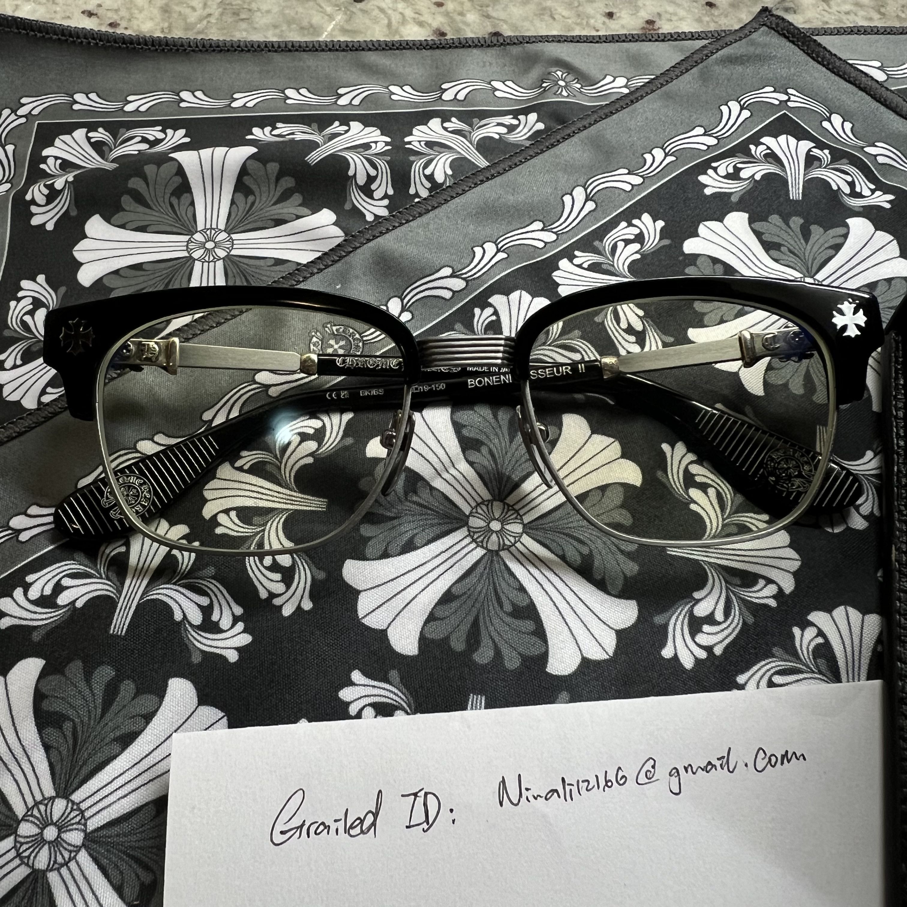 Chrome Hearts Chrome Hearts Glasses BONENNOISSEUR II Size ONE SIZE - 2 Thumbnail