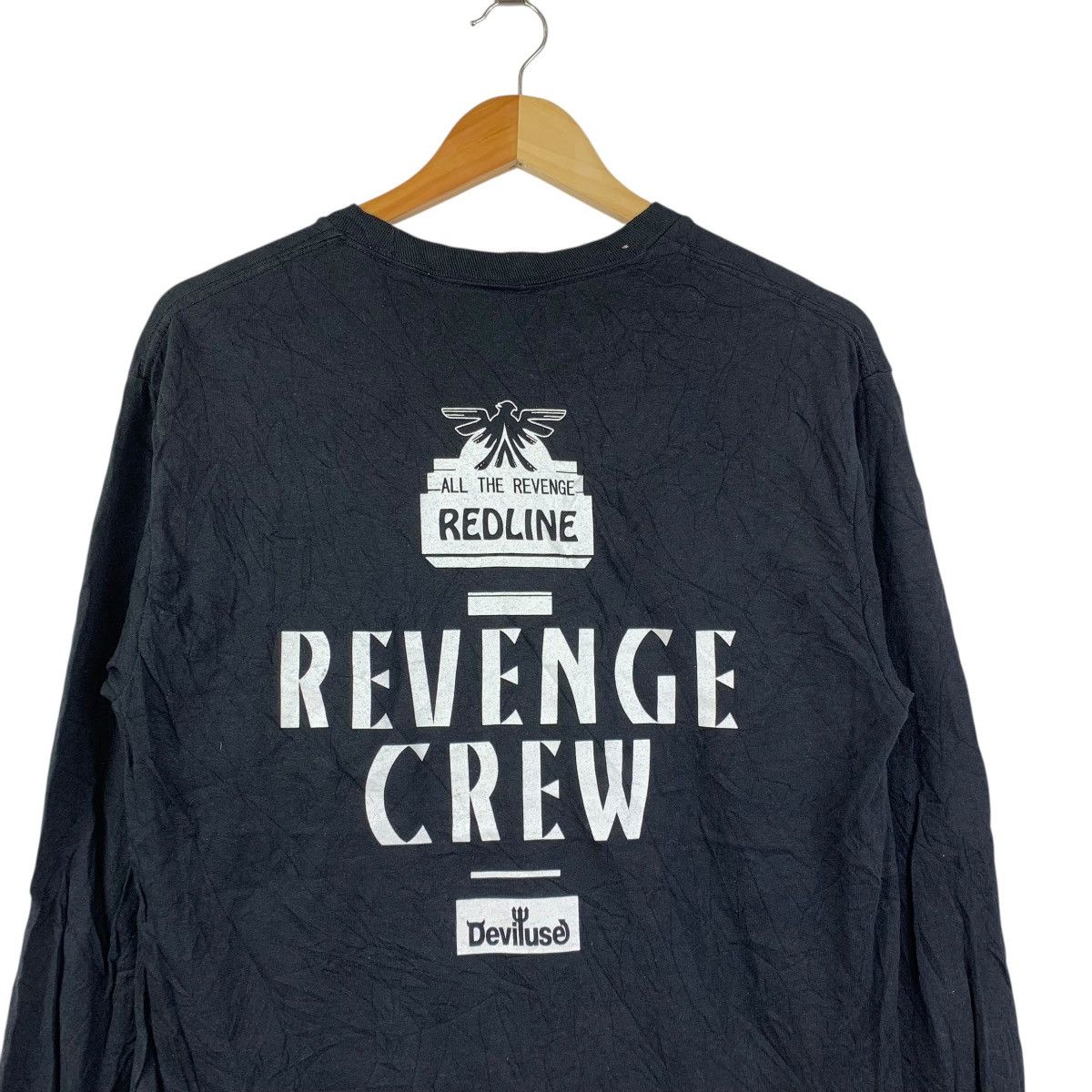 Revenge Redline Revenge Crew Long Sleeve Black Streetwear Graphic Size US M / EU 48-50 / 2 - 6 Thumbnail