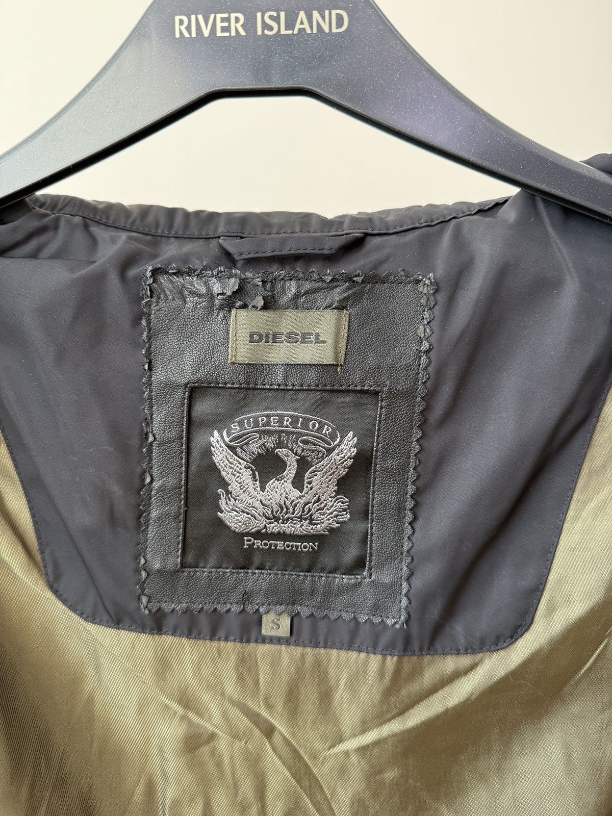 Diesel Vintage Diesel Black Lightweight Jacket Quilted Zip Biker Size US S / EU 44-46 / 1 - 6 Thumbnail