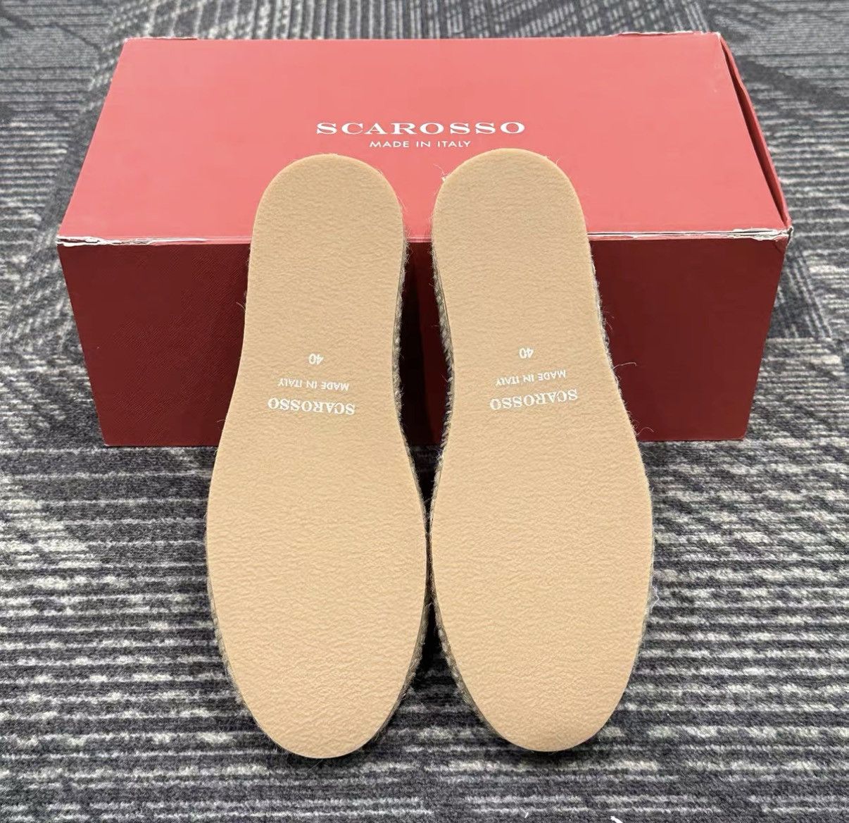 Scarosso SCAROSSO Woven Closed-Toe Flat Slide Sandals J42 Size US 7 / EU 40 - 6 Thumbnail