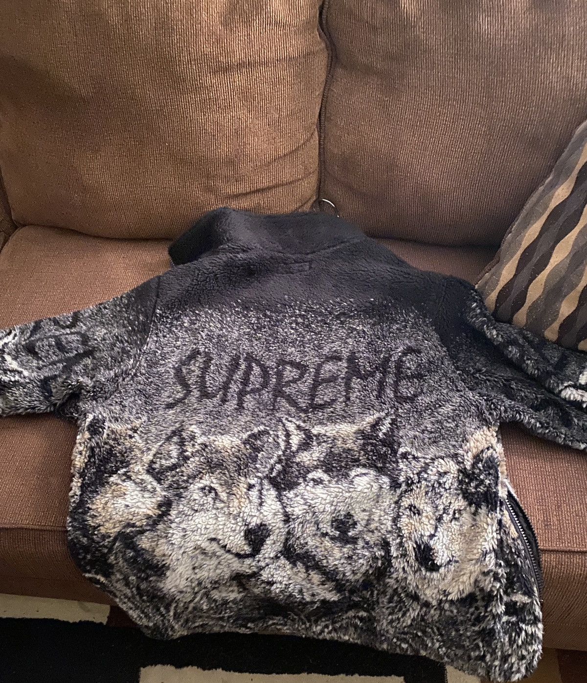 Supreme Wolf Fleece Jacket | Grailed