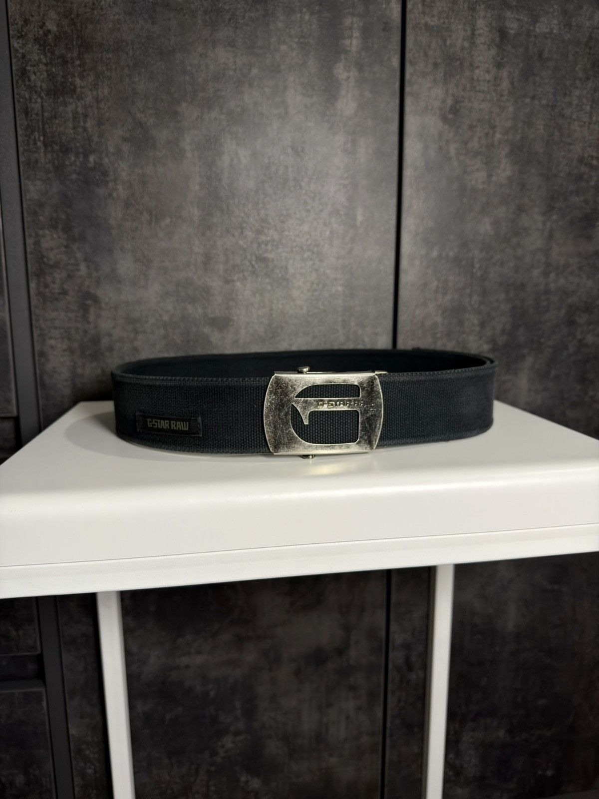 G-Star Sick Vintage G Star Metal Buckle Belt Y2K ERD Japanese 424 Size ONE SIZE - 3 Thumbnail