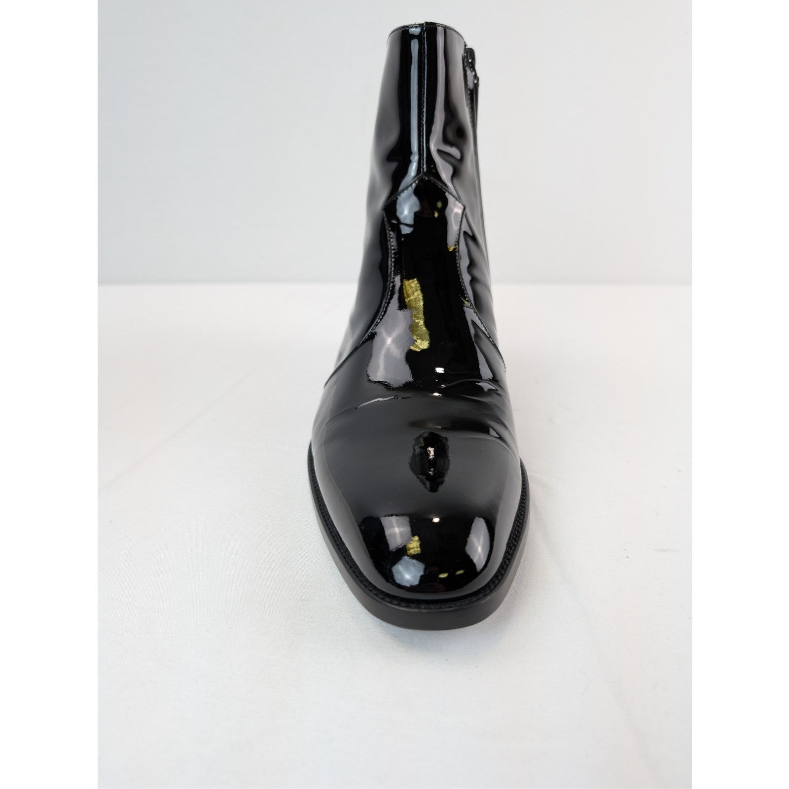 Saint Laurent Paris o1rshd1 Wyatt 40 Zip Booties Boots in Nero 41 Size US 8 / EU 41 - 13 Thumbnail