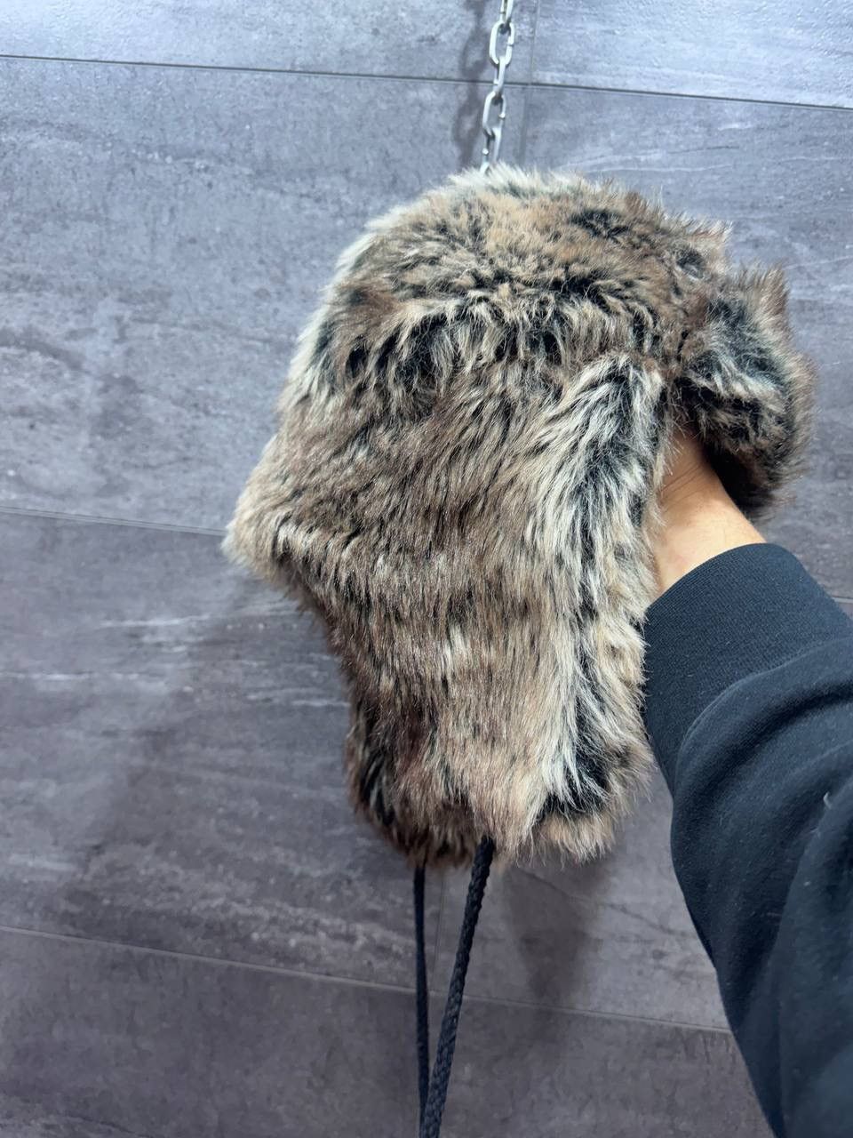 Other Ushanka Trapper Hat Furry Mohair Fuzzy Fur Hat Y2K 90s Size ONE SIZE - 6 Thumbnail