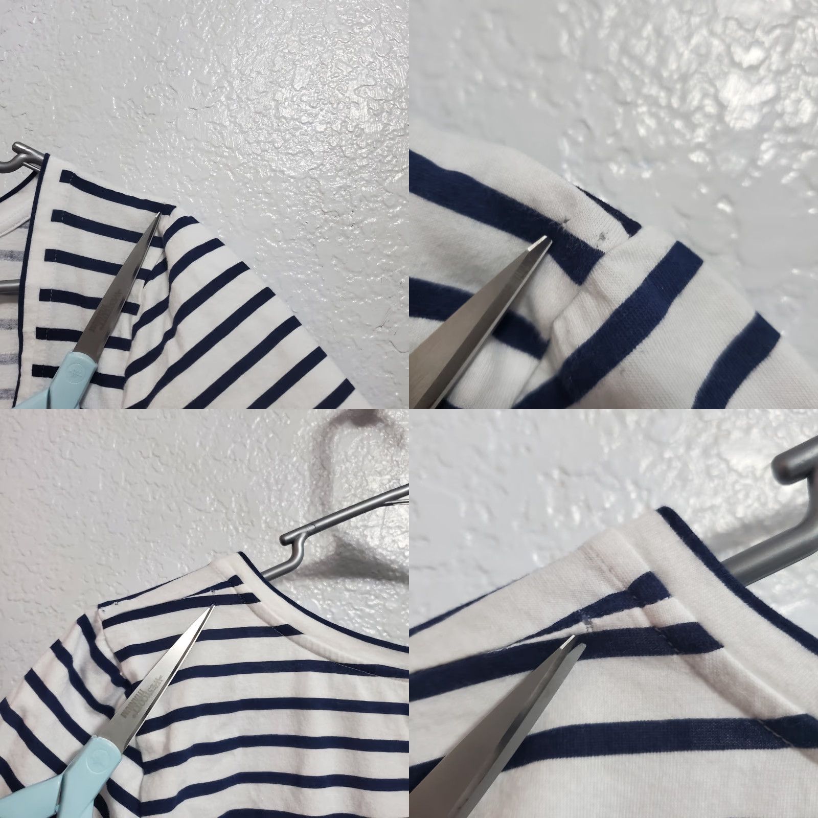 Lilly Pulitzer Lilly Pulitzer T-Shirt Dress Women M White Navy Blue Striped Coastal Beachy FLAW dress Size M / US 6-8 / IT 42-44 - 9 Thumbnail