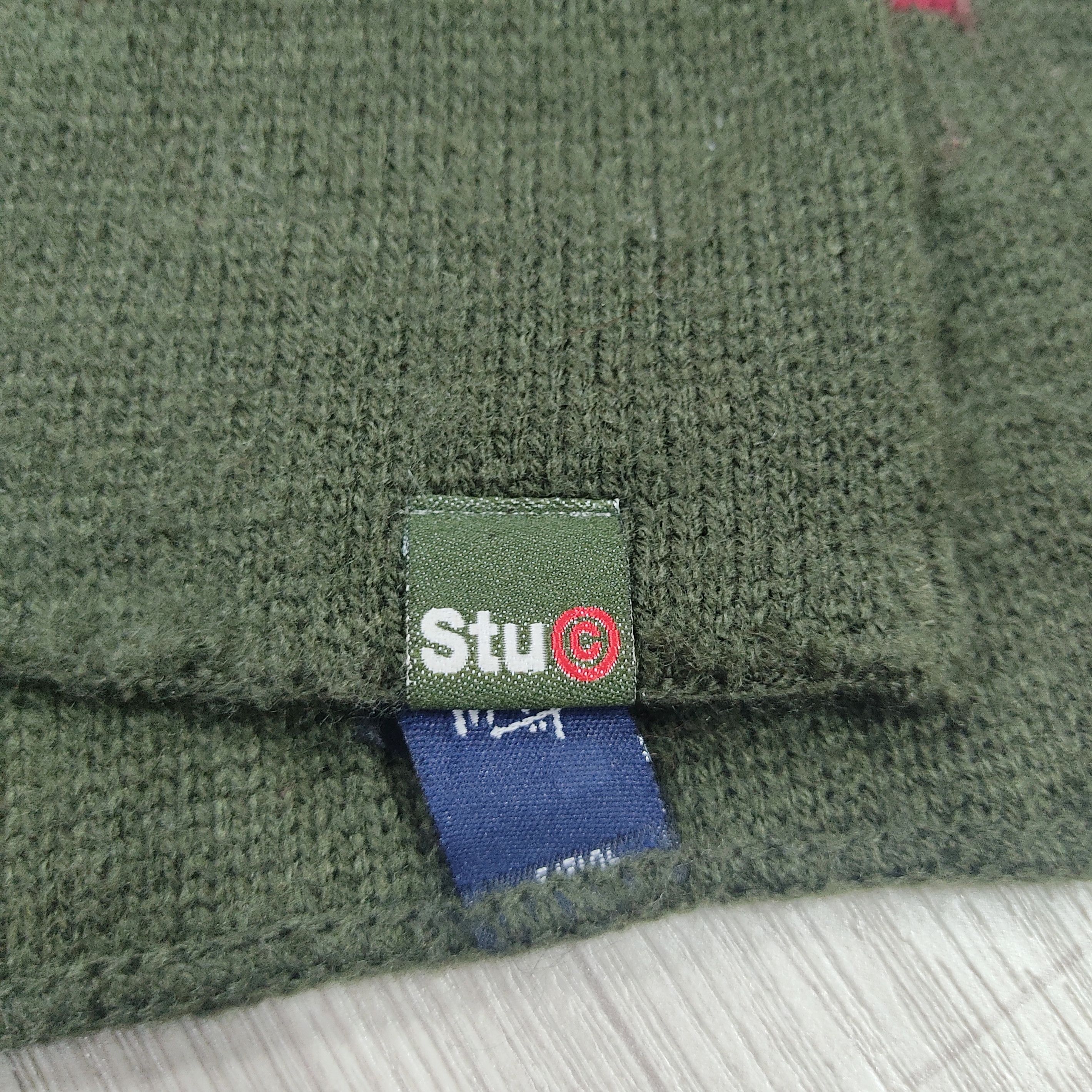 Stussy Vintage Stussy Stu© Knit Wool Muffler Scarf - Made in USA Size ONE SIZE - 5 Thumbnail
