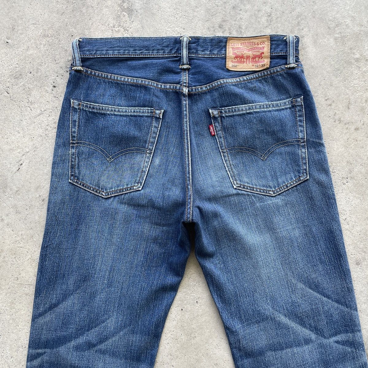 Jean × Levi's Levi’s 502 Faded Blue Distressed Jeans Denim Pants W32x29 Size US 32 / EU 48 - 10 Thumbnail