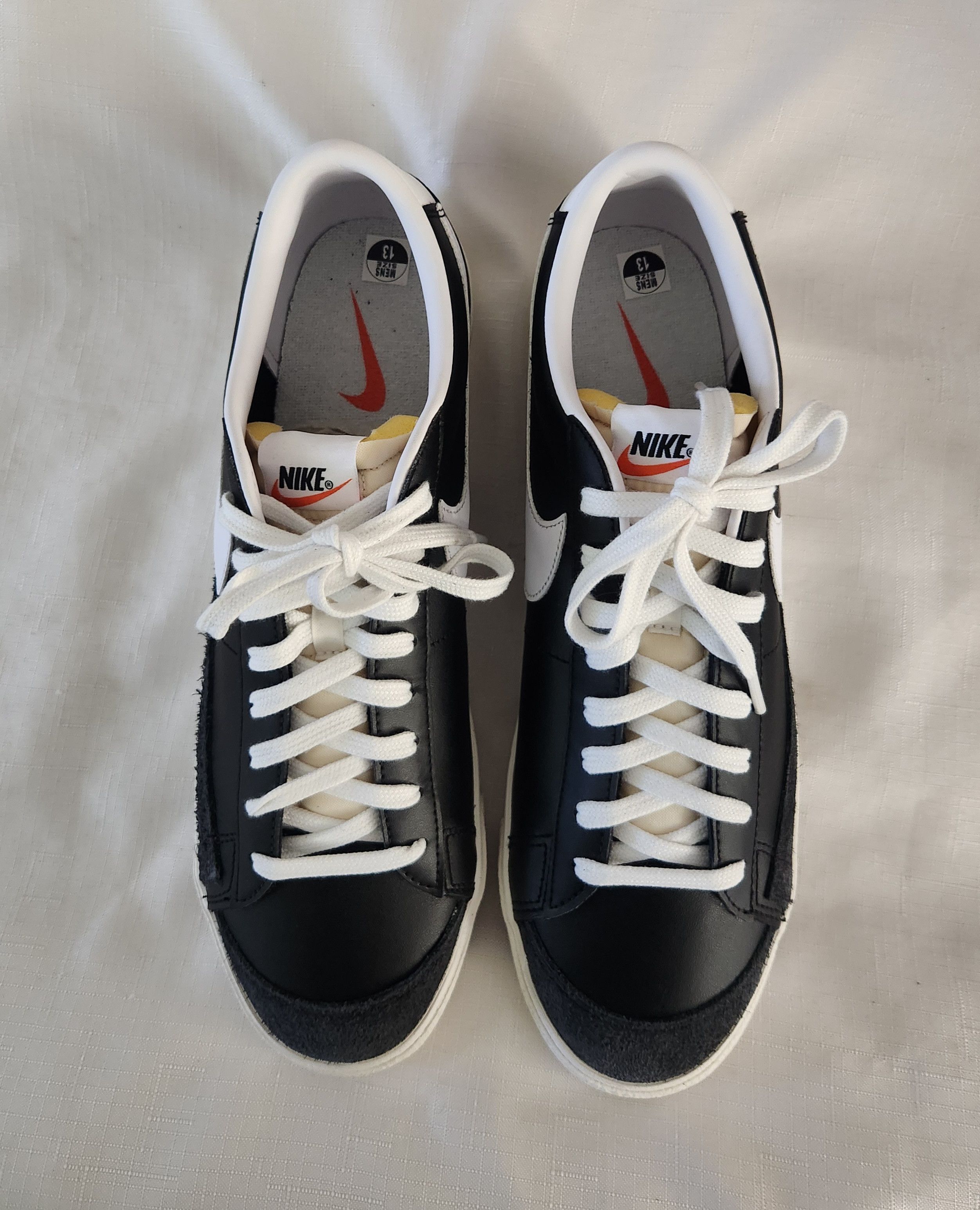 Nike Nike Blazer Low ‘77 VNTG SZ 13 Black White DA6364-001 Size US 13 / EU 46 - 6 Thumbnail